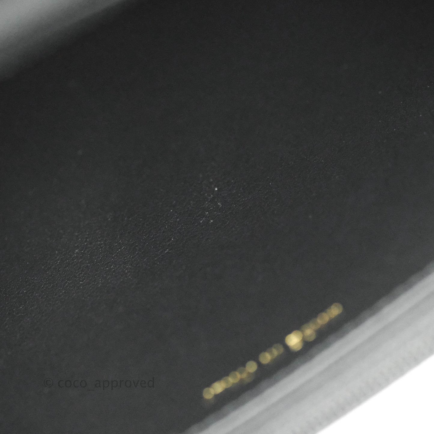 Chanel Filigree Wallet on Chain WOC Black Caviar Gold Hardware
