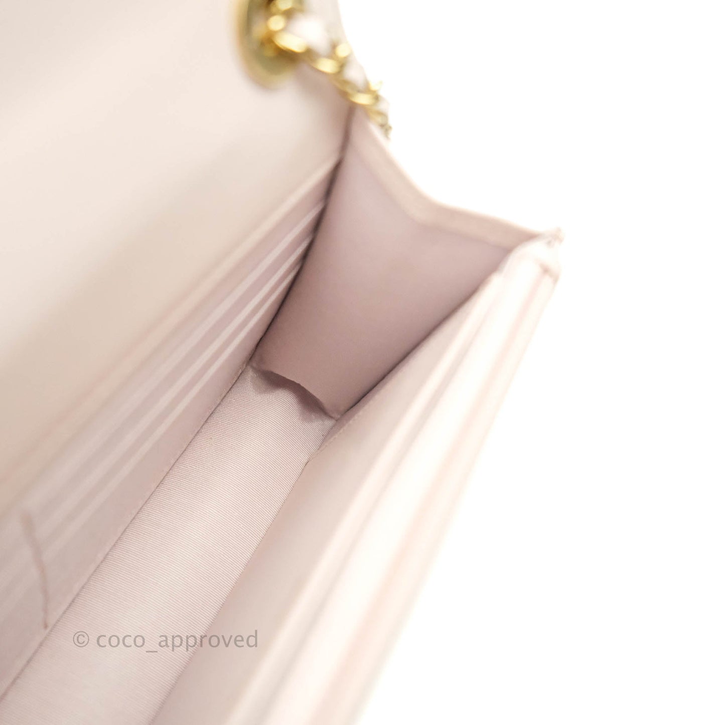 Chanel Trendy CC WOC Pale Pink Lambskin Gold Hardware