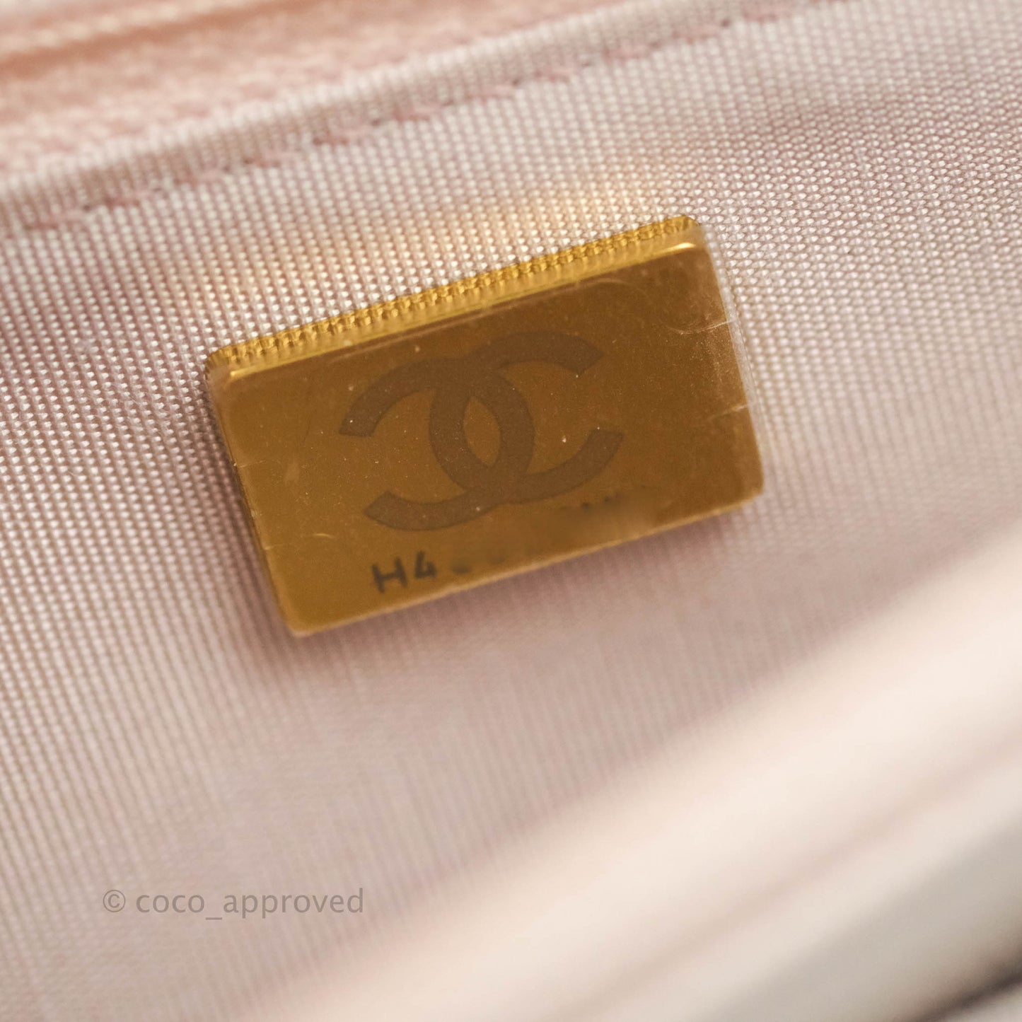 Chanel Quilted WOC Lilac Caviar CC Coco Chain Gold Hardware