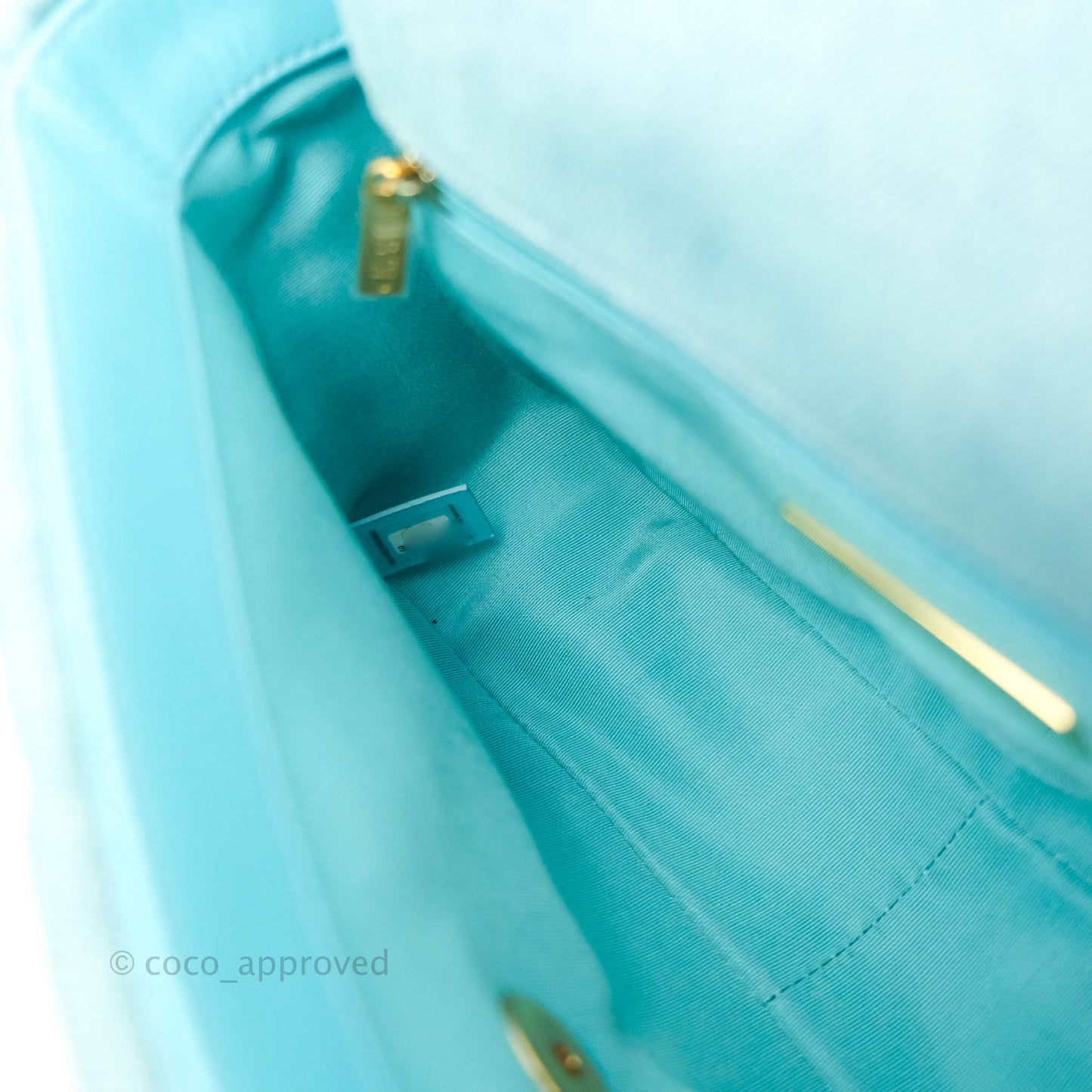 Chanel 19 Small Blue Denim Mixed Hardware