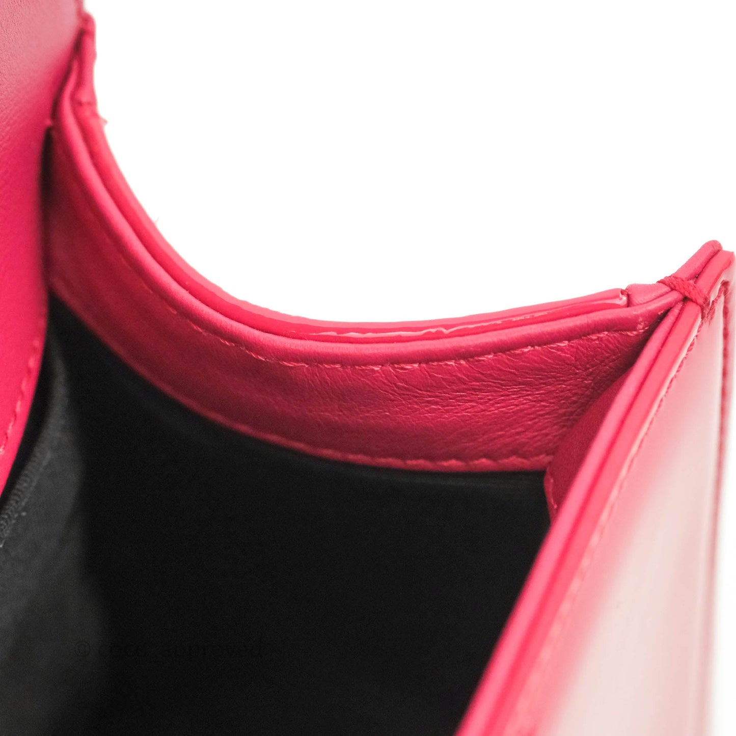 Chanel Quilted Medium Boy Bag Pink Patent Pink & Silver Hardware