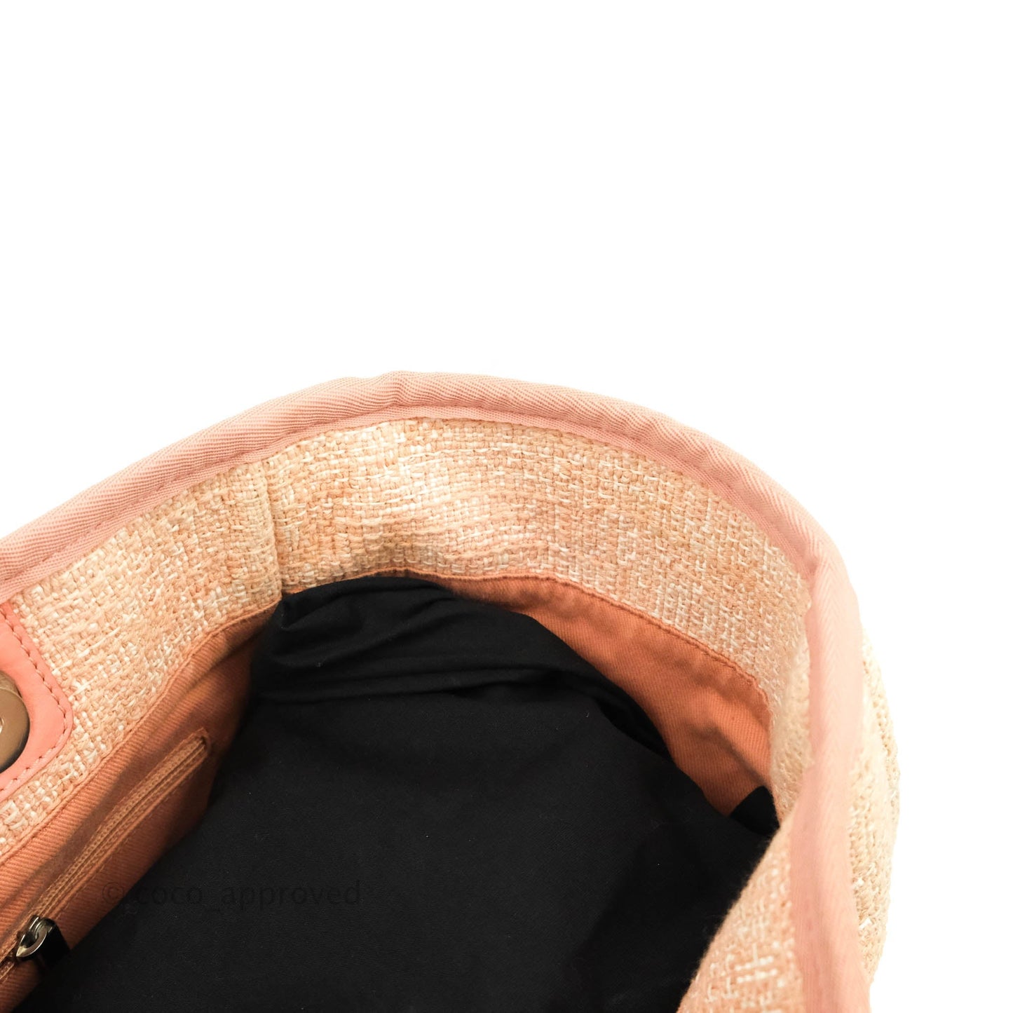 Chanel Large Deauville Pink Tweed