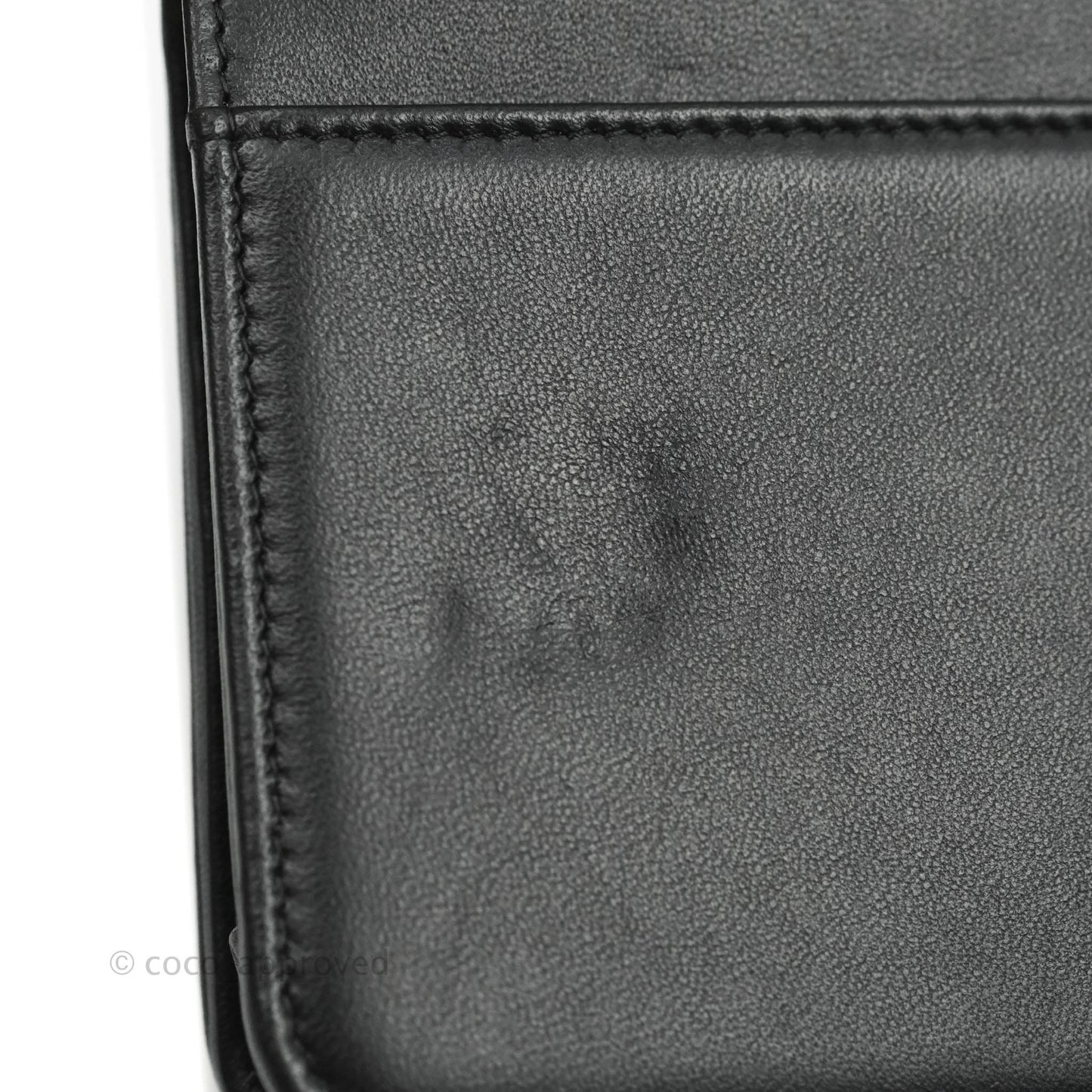 Chanel Quilted Boy Wallet on Chain WOC Black Lambskin Gold Hardware