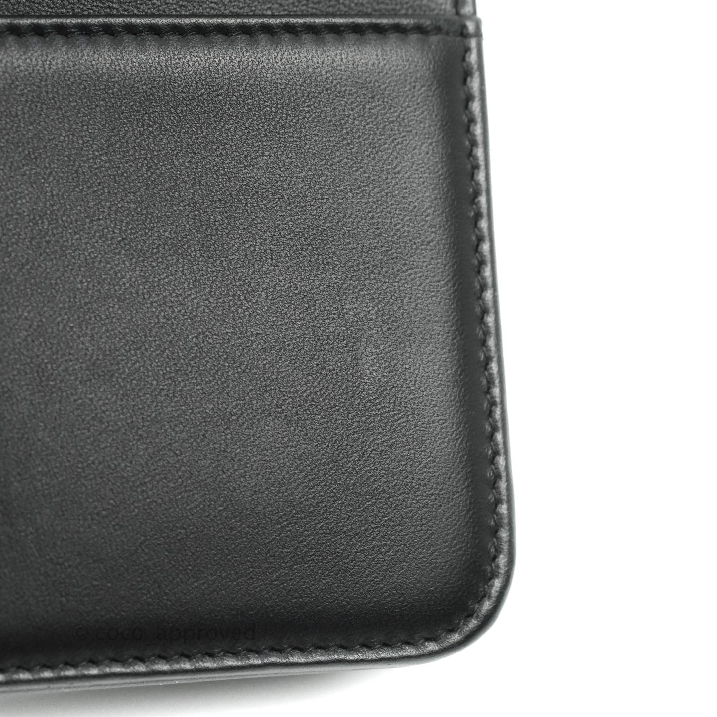 Chanel Quilted Boy Wallet on Chain WOC Black Lambskin Gold Hardware
