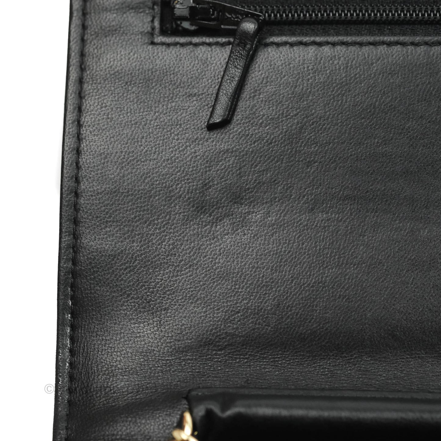 Chanel Quilted Boy Wallet on Chain WOC Black Lambskin Gold Hardware