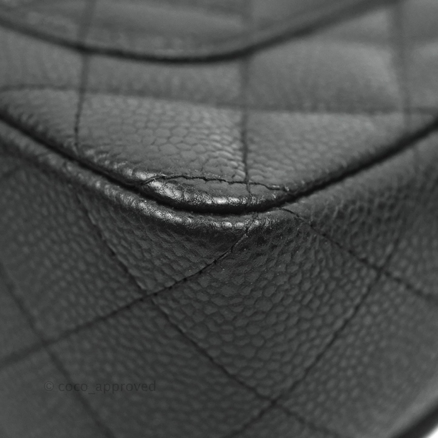 Chanel Quilted Mini Rectangular Black Caviar Gold Hardware