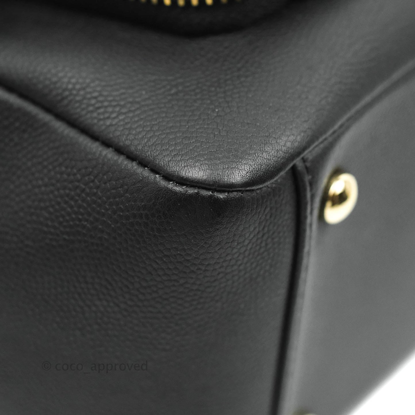 Chanel Quilted Large Business Affinity Flap Black Caviar Gold Hardware