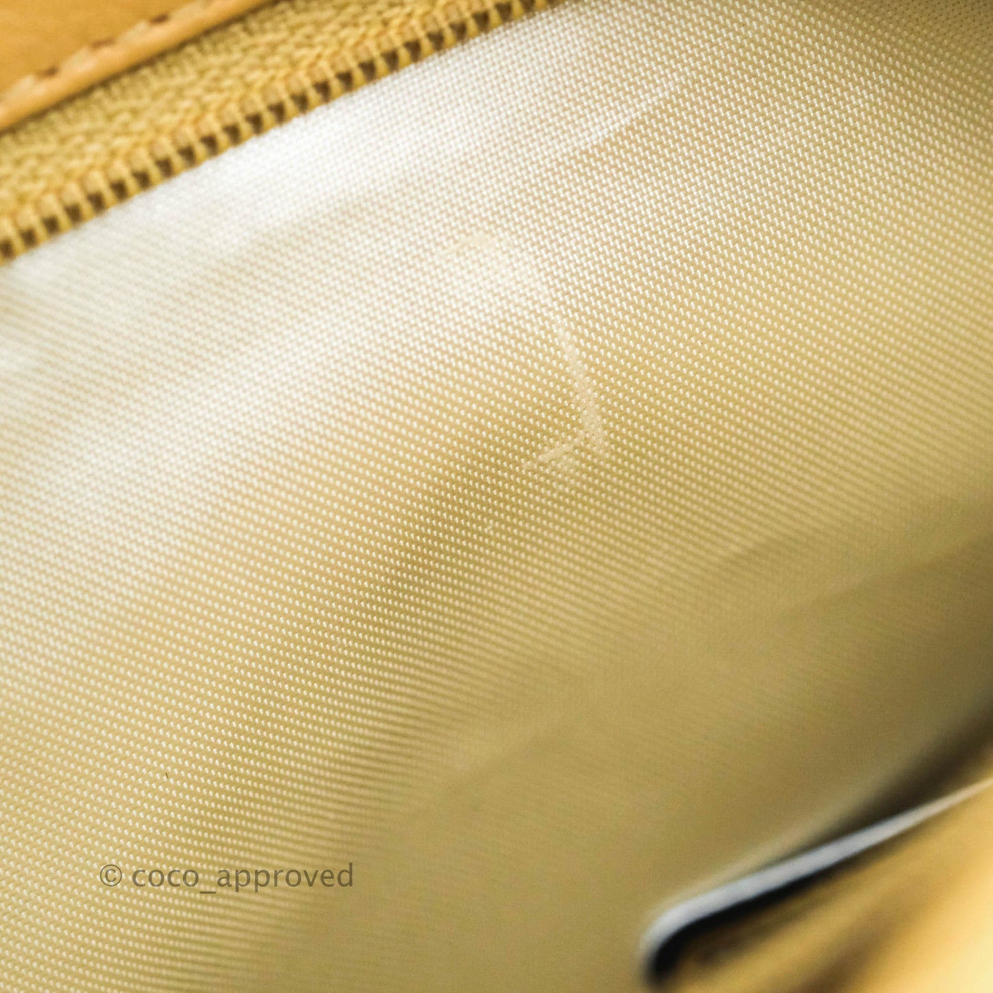 Chanel Vintage CC Large Square Camera Bag Beige Caviar 24K Gold Hardware