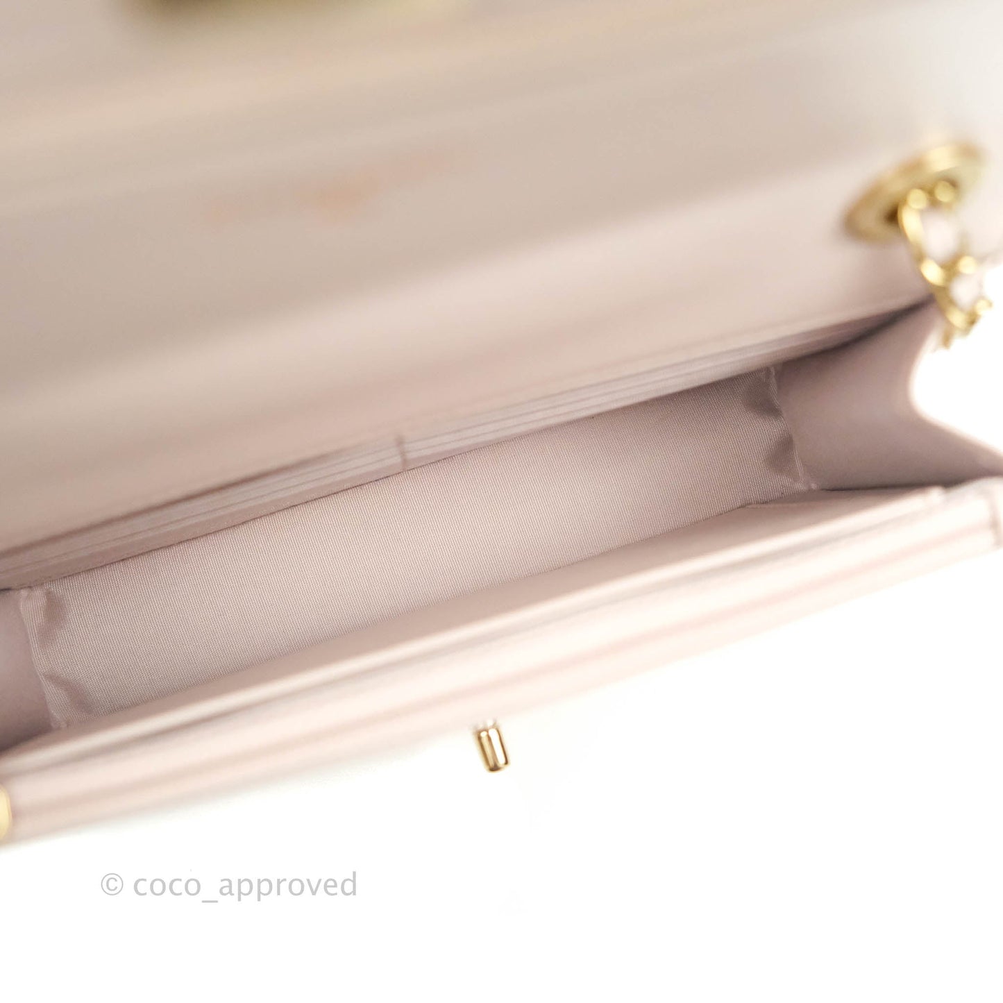 Chanel Trendy CC WOC Pale Pink Lambskin Gold Hardware
