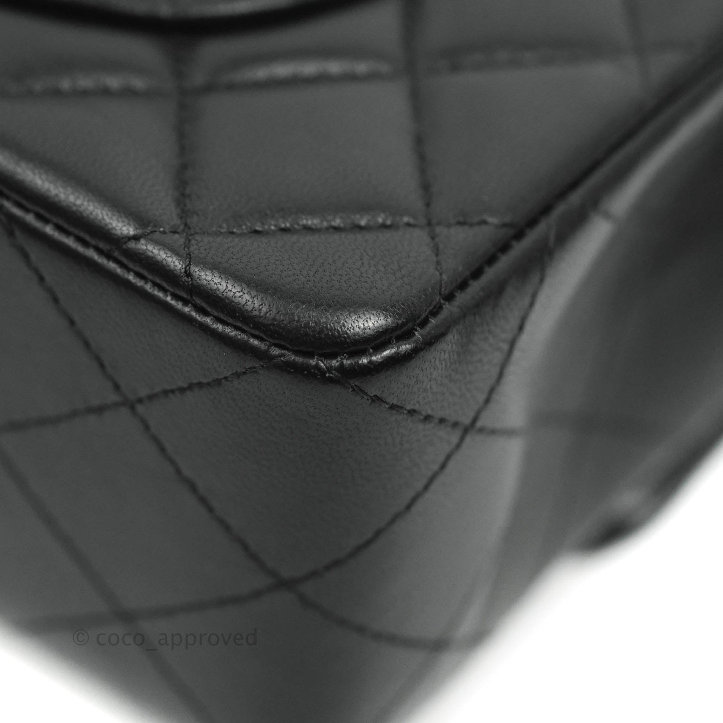 Chanel Small S/M Classic Flap Black Lambskin Silver Hardware
