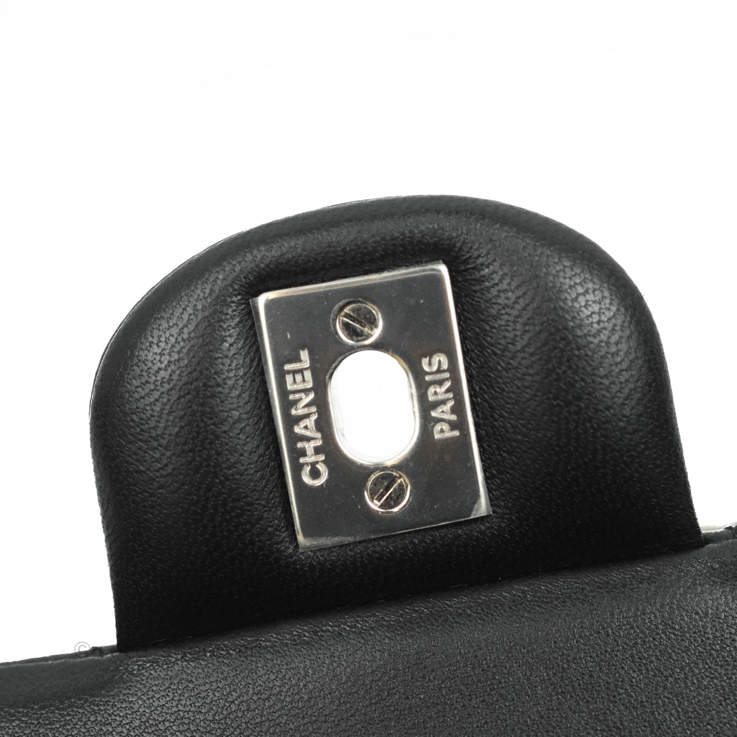 Chanel Small S/M Classic Flap Black Lambskin Silver Hardware