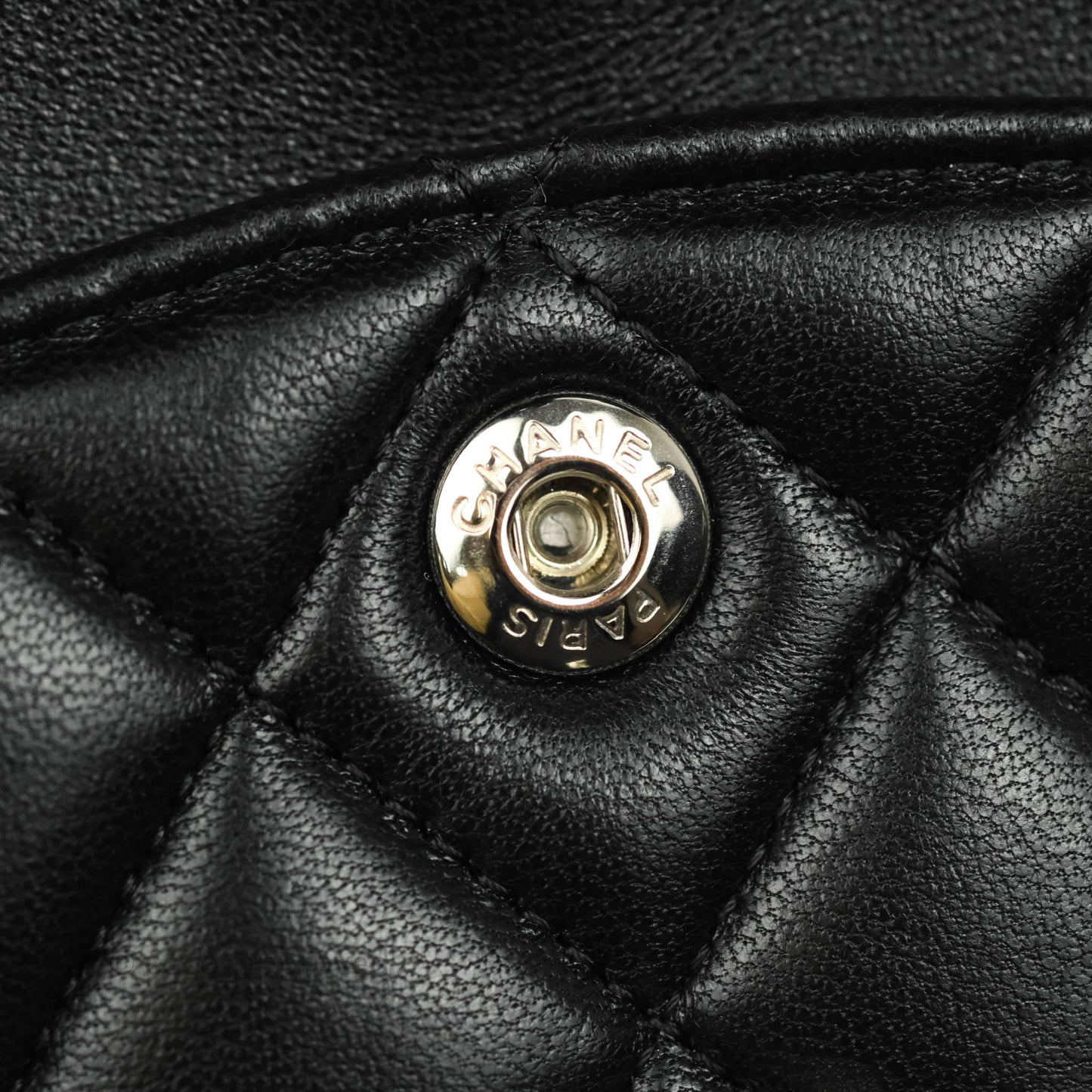 Chanel Small S/M Classic Flap Black Lambskin Silver Hardware