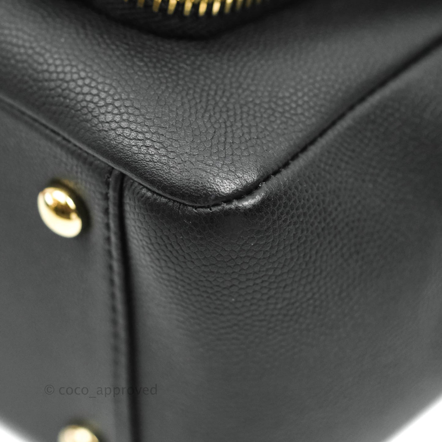 Chanel Quilted Large Business Affinity Flap Black Caviar Gold Hardware