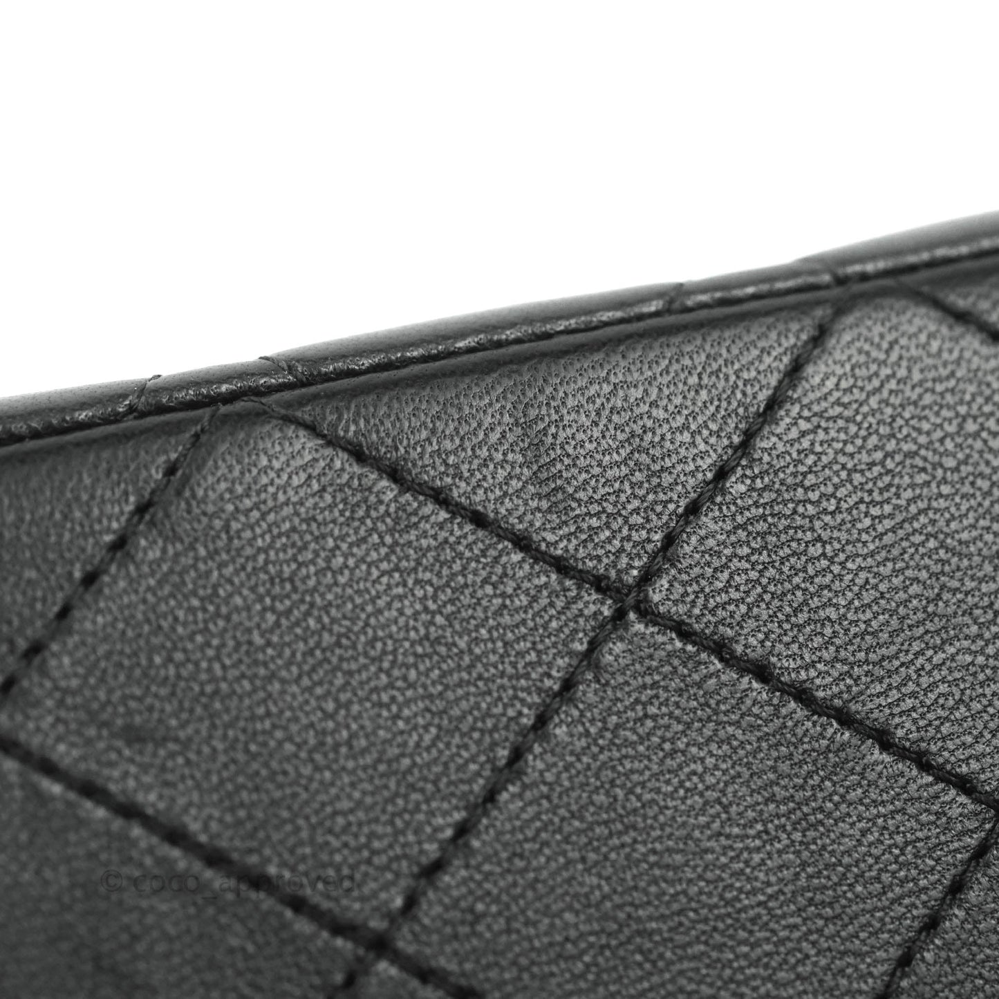 Chanel Small S/M Classic Flap Black Lambskin Silver Hardware