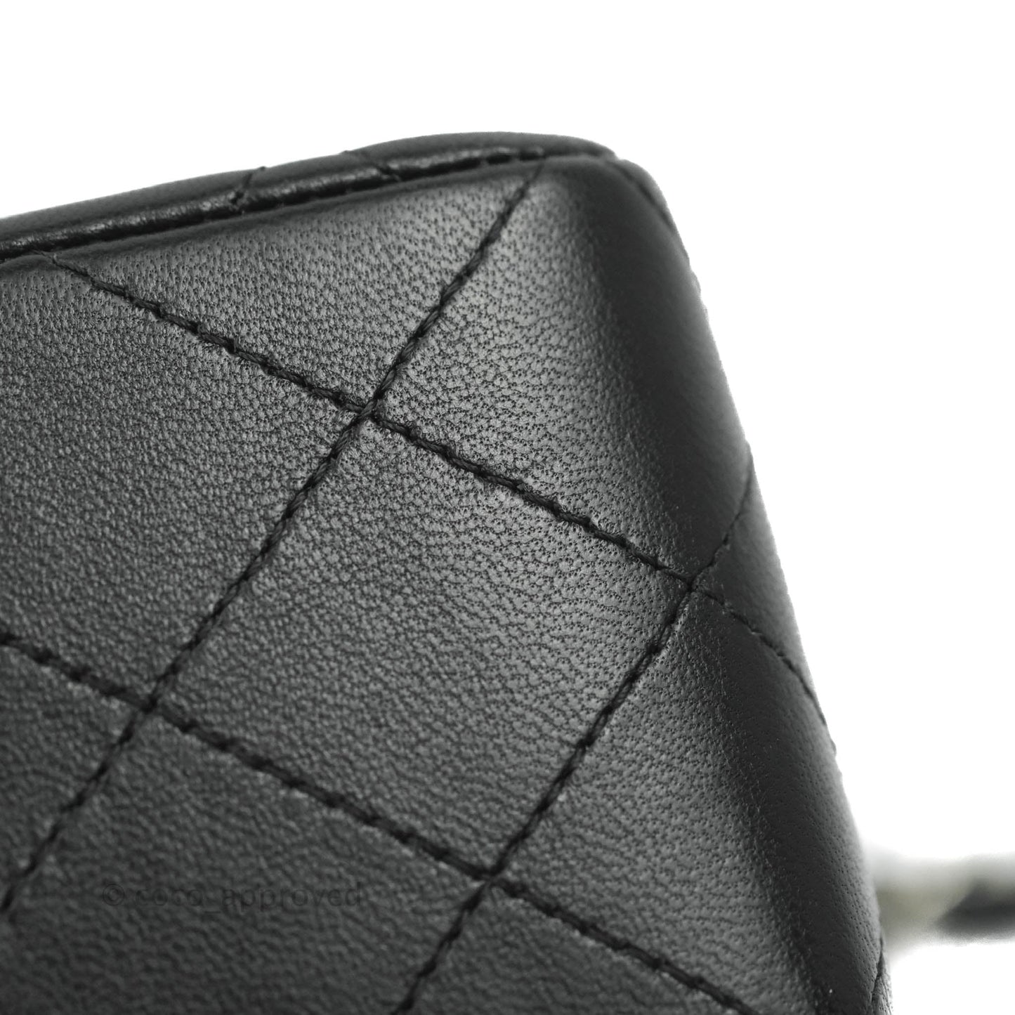 Chanel Small S/M Classic Flap Black Lambskin Silver Hardware