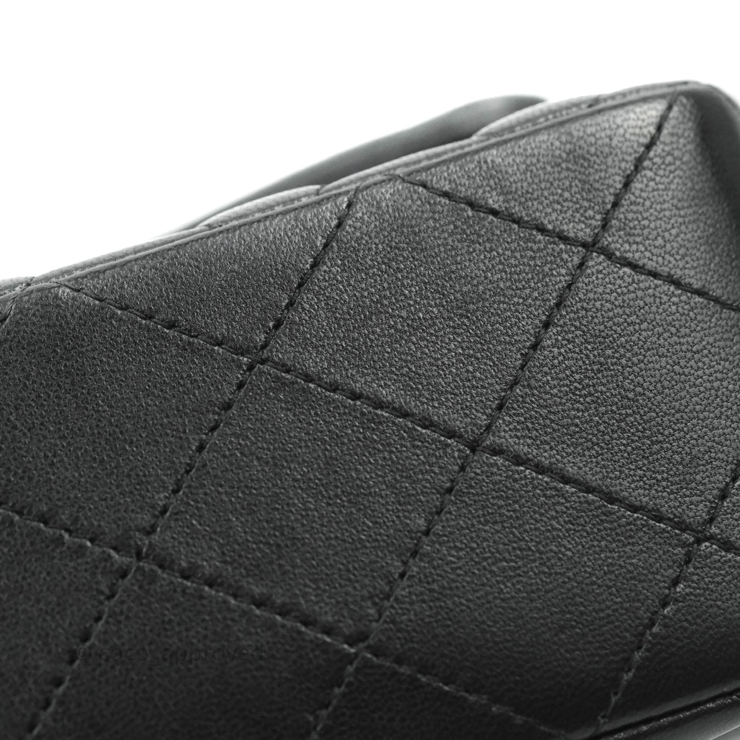 Chanel Small S/M Classic Flap Black Lambskin Silver Hardware