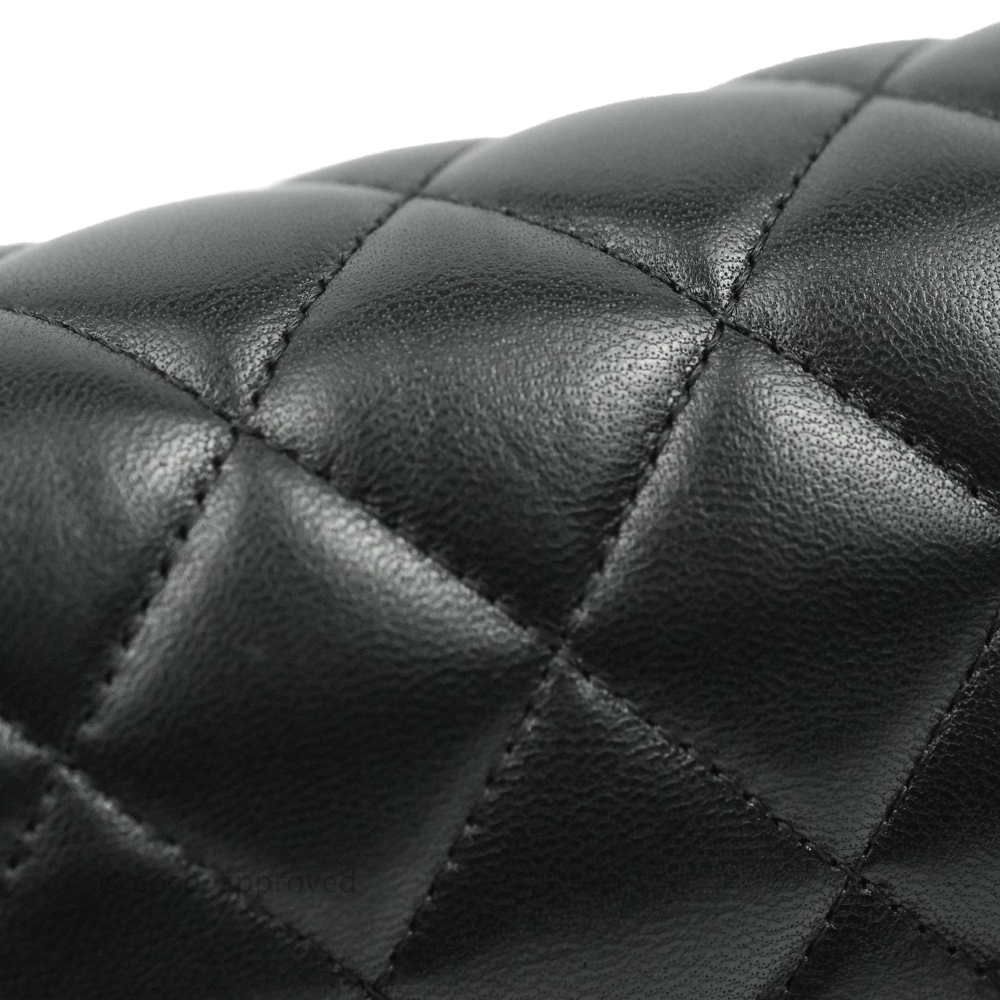 Chanel Small S/M Classic Flap Black Lambskin Silver Hardware
