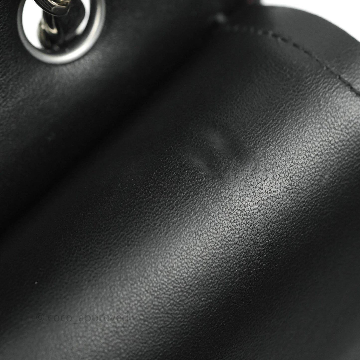 Chanel Small S/M Classic Flap Black Lambskin Silver Hardware