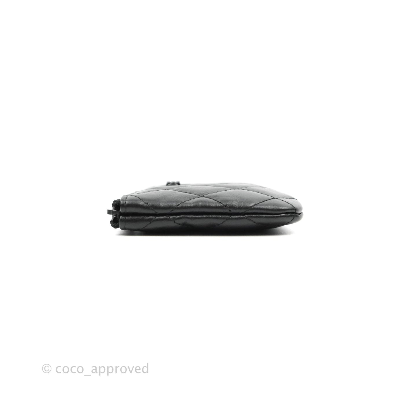 Chanel Quilted Mini Reissue O Case So Black Aged Calfskin