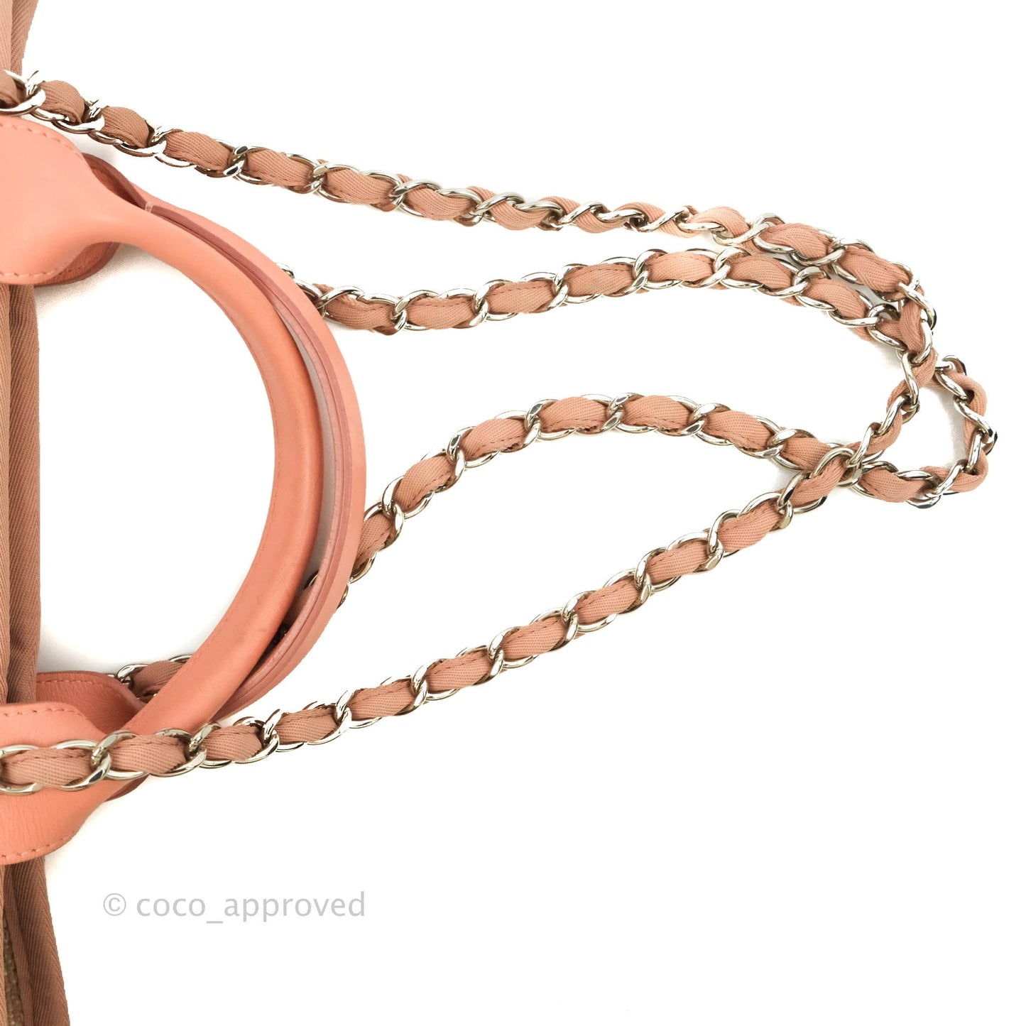 Chanel Large Deauville Pink Tweed