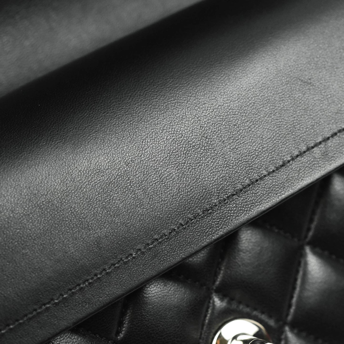Chanel Small S/M Classic Flap Black Lambskin Silver Hardware