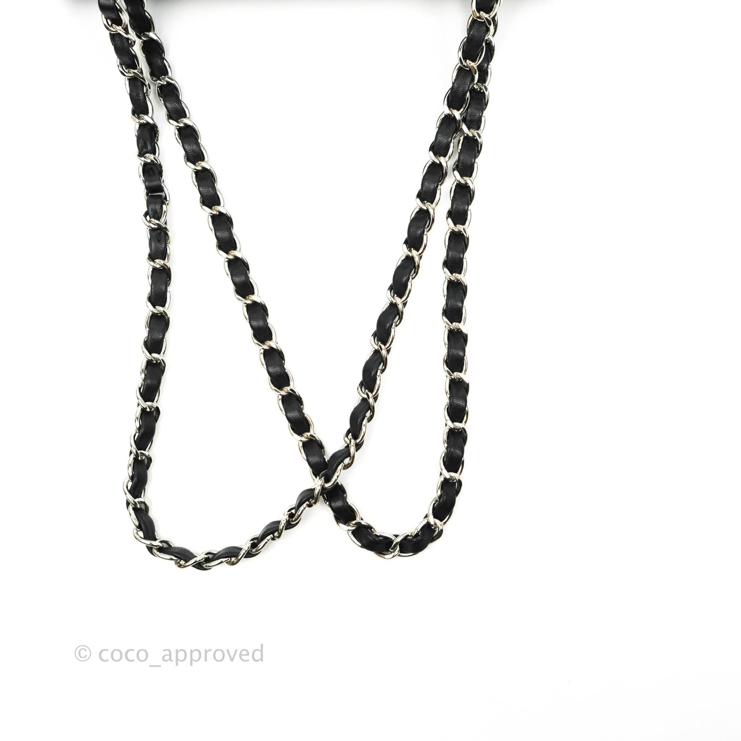 Chanel Small S/M Classic Flap Black Lambskin Silver Hardware