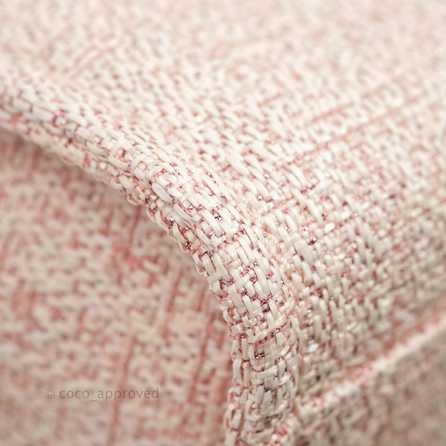 Chanel Large Deauville Pink Canvas Gold Hardware 19C