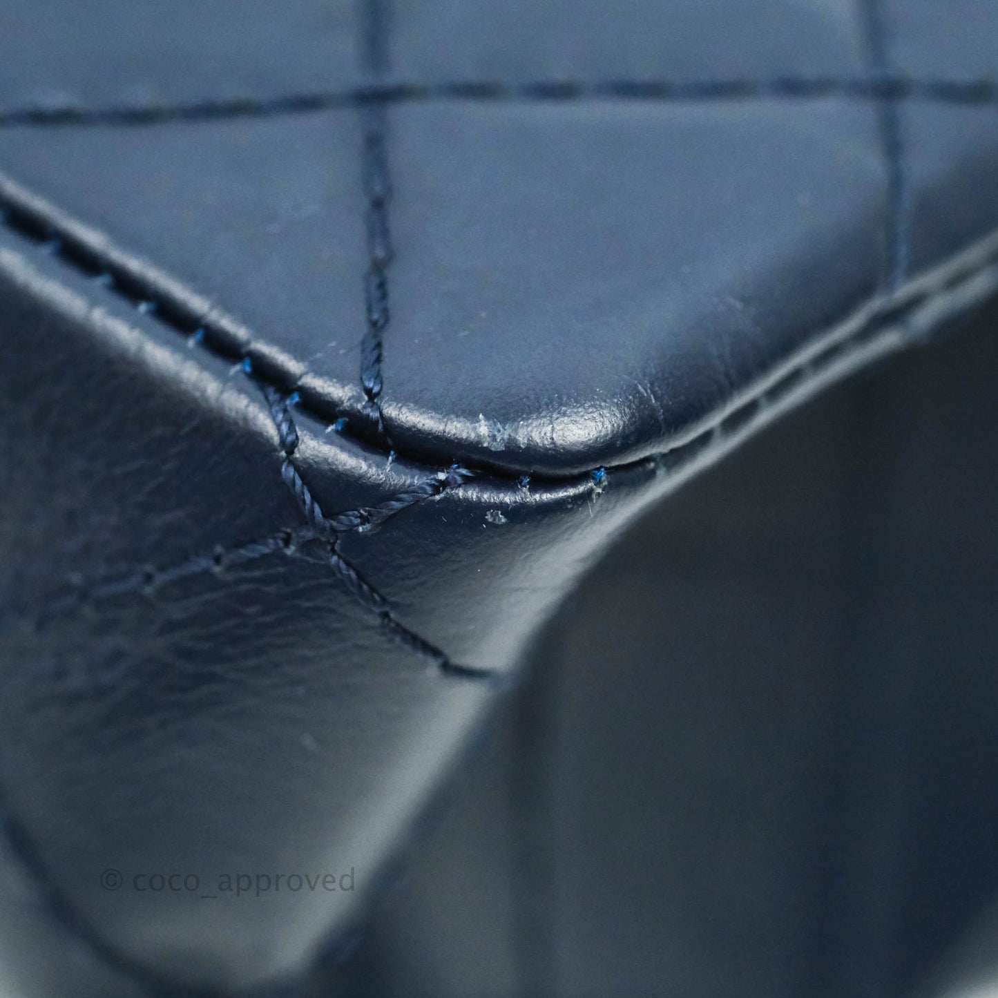 Chanel Reissue Quilted Navy Aged Calfskin Aged Gold Hardware 225