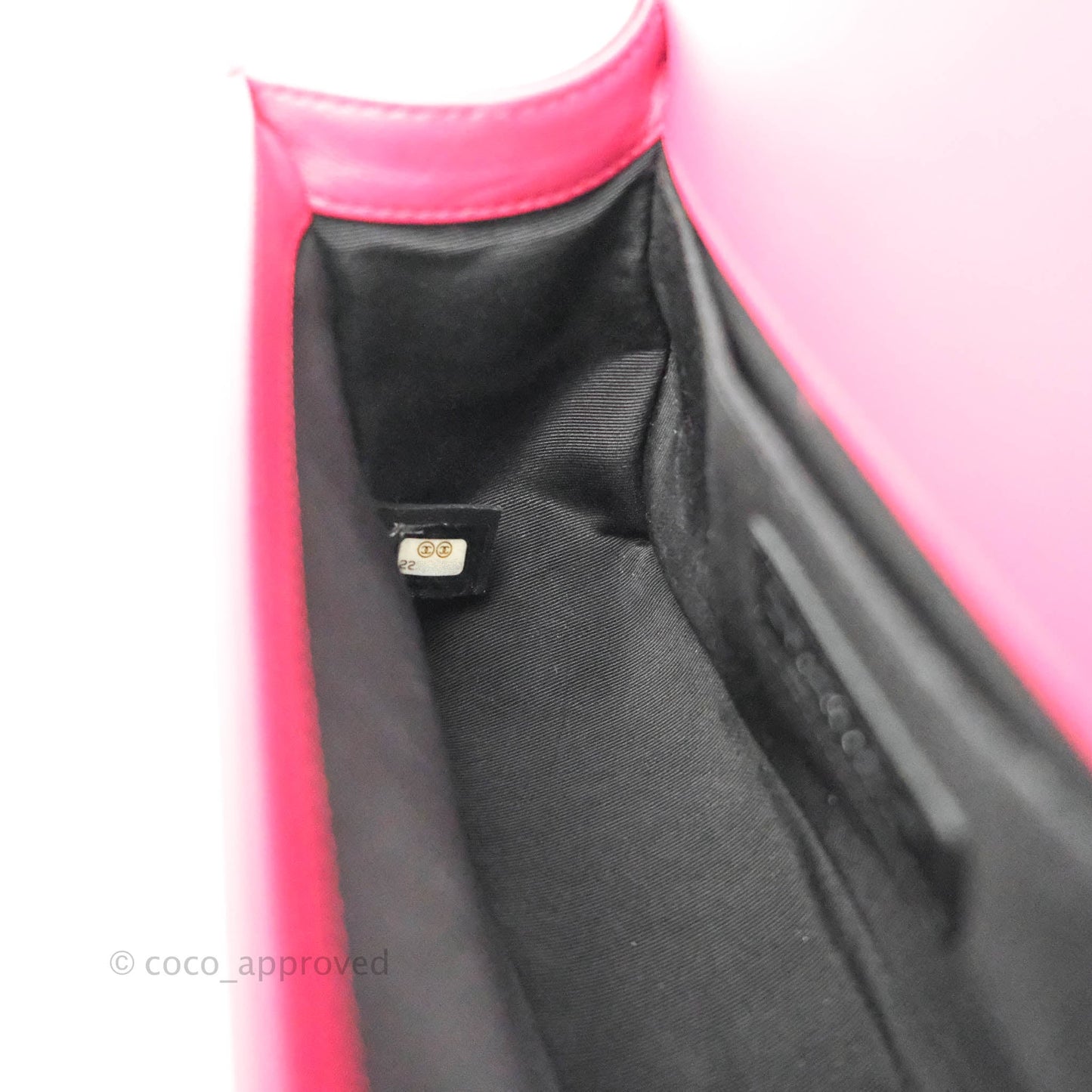 Chanel Quilted Medium Boy Bag Pink Patent Pink & Silver Hardware