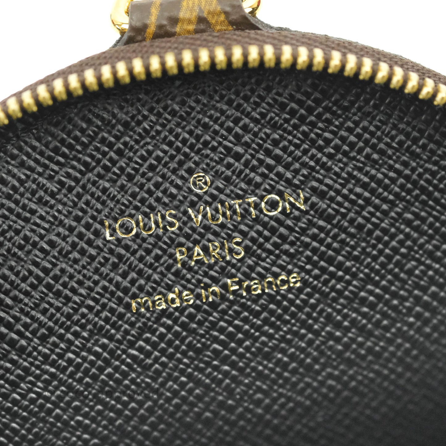 Louis Vuitton Black Jacquard Strap with Monogram Canvas Round Purse