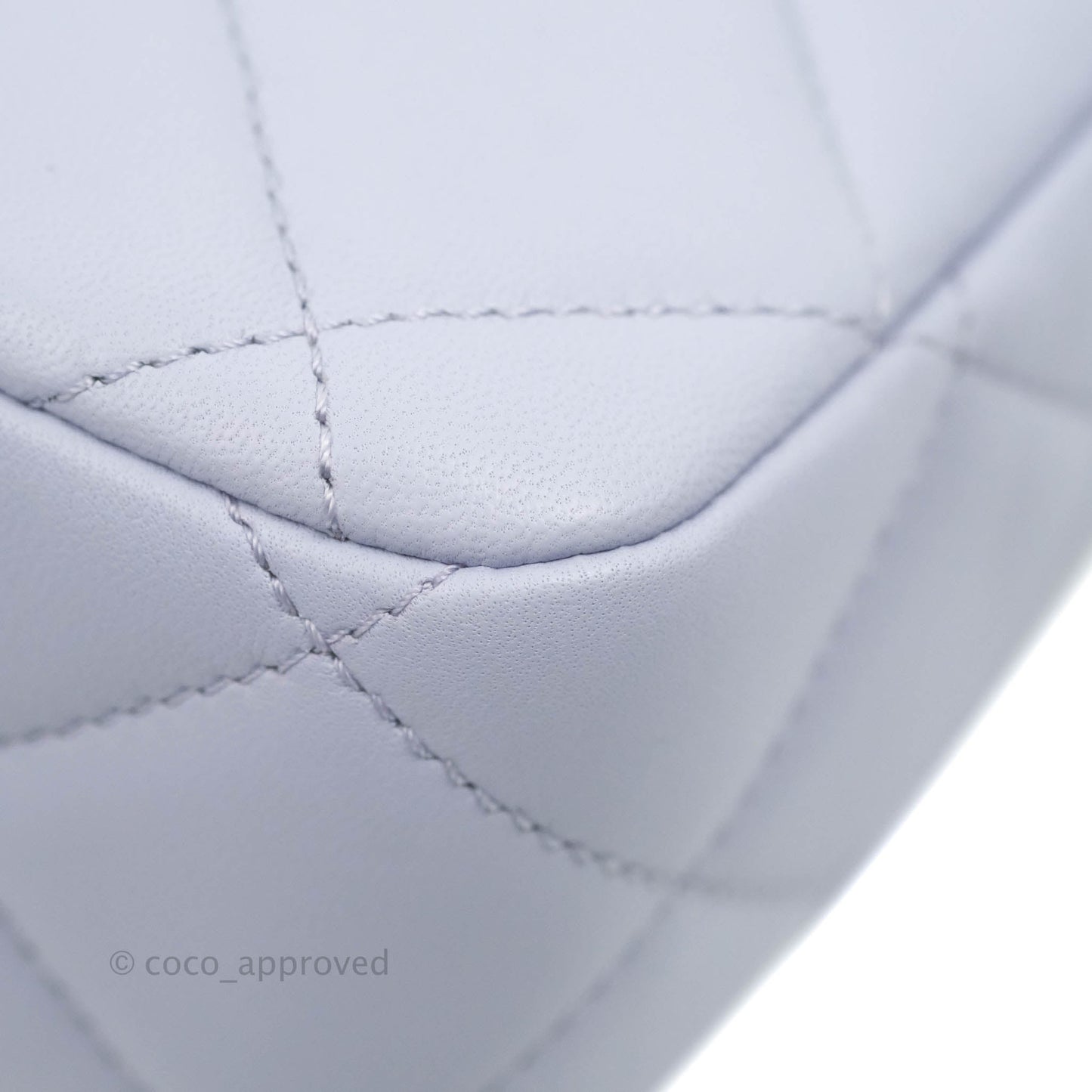 Chanel Quilted My Perfect Mini With Pearl Lilac Lambskin Silver Hardware