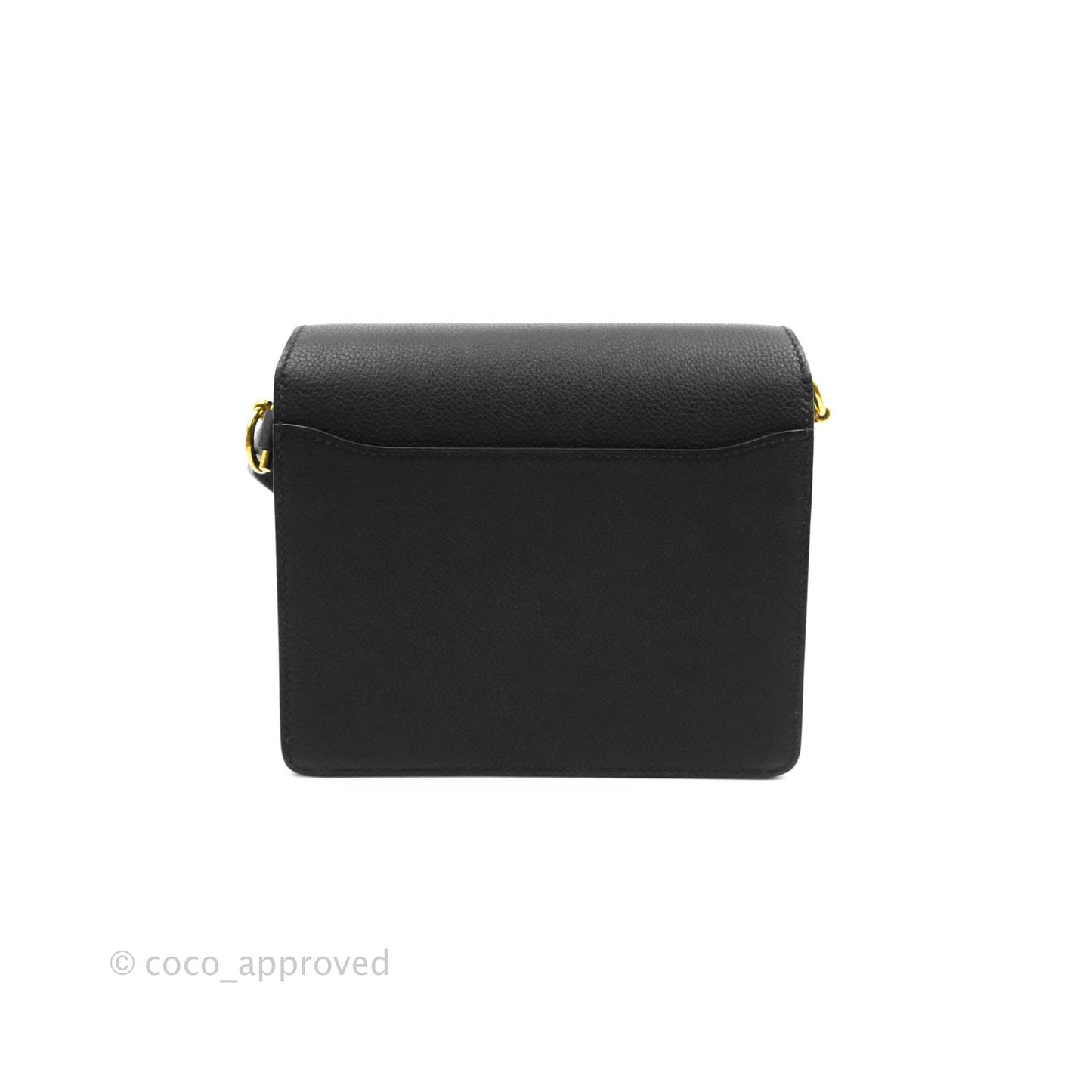 Hermès Roulis Mini 18 Black Clemence Gold Hardware
