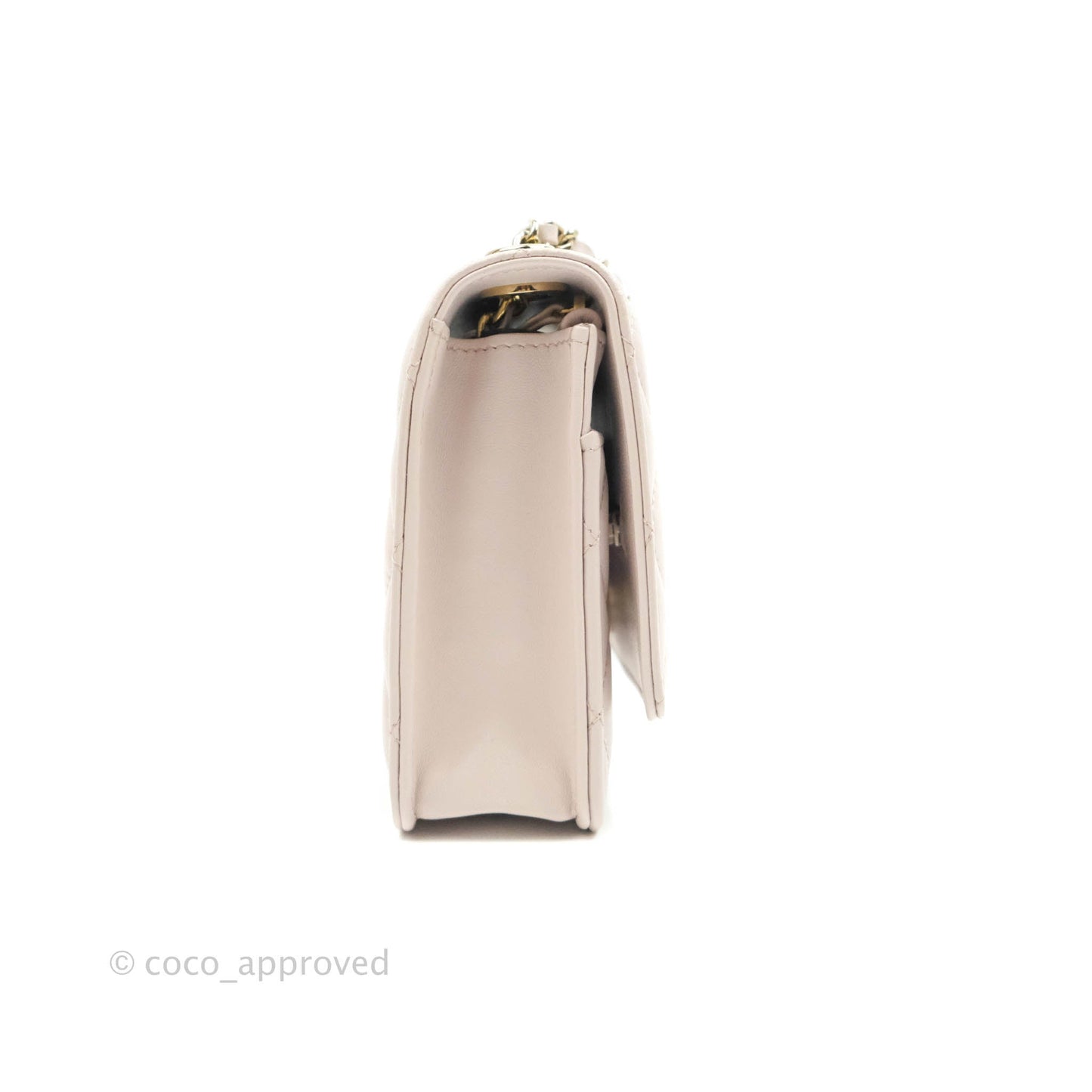 Chanel Trendy CC WOC Pale Pink Lambskin Gold Hardware