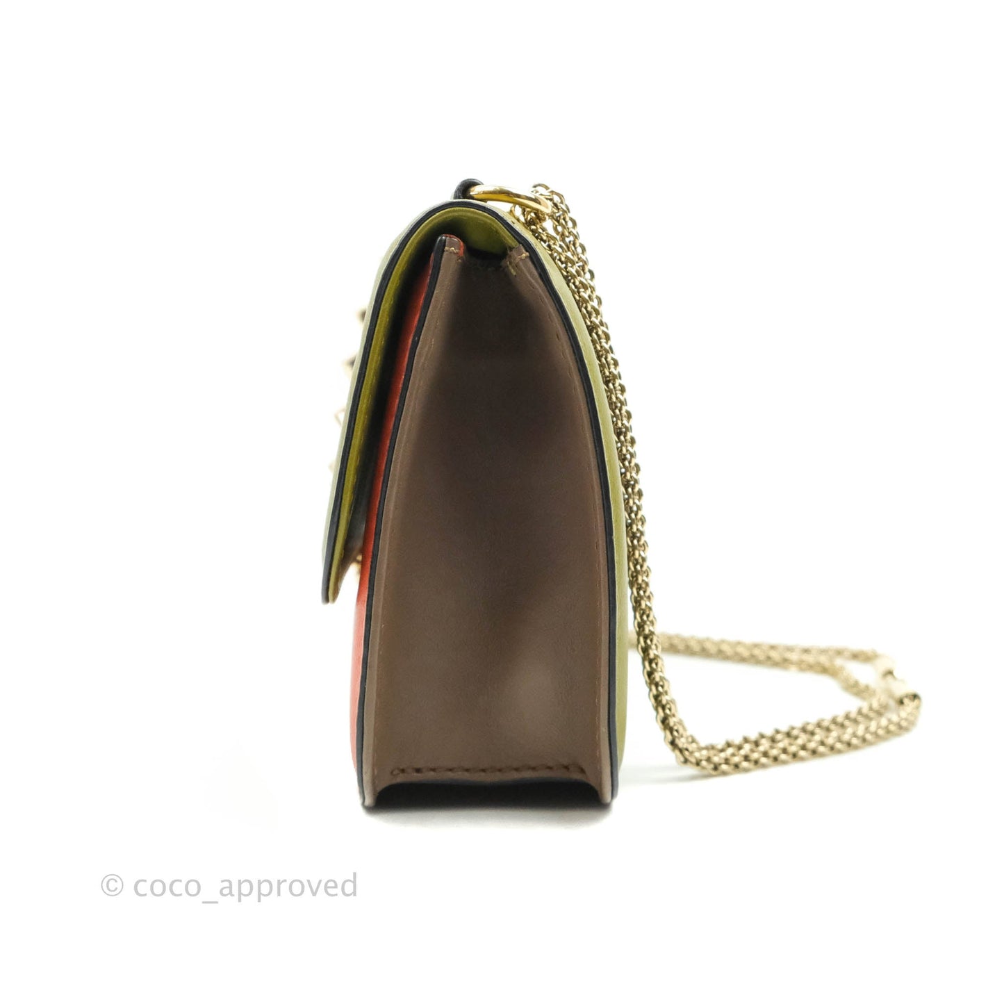 Valentino Rockstud Medium Glam Lock Flap Bag