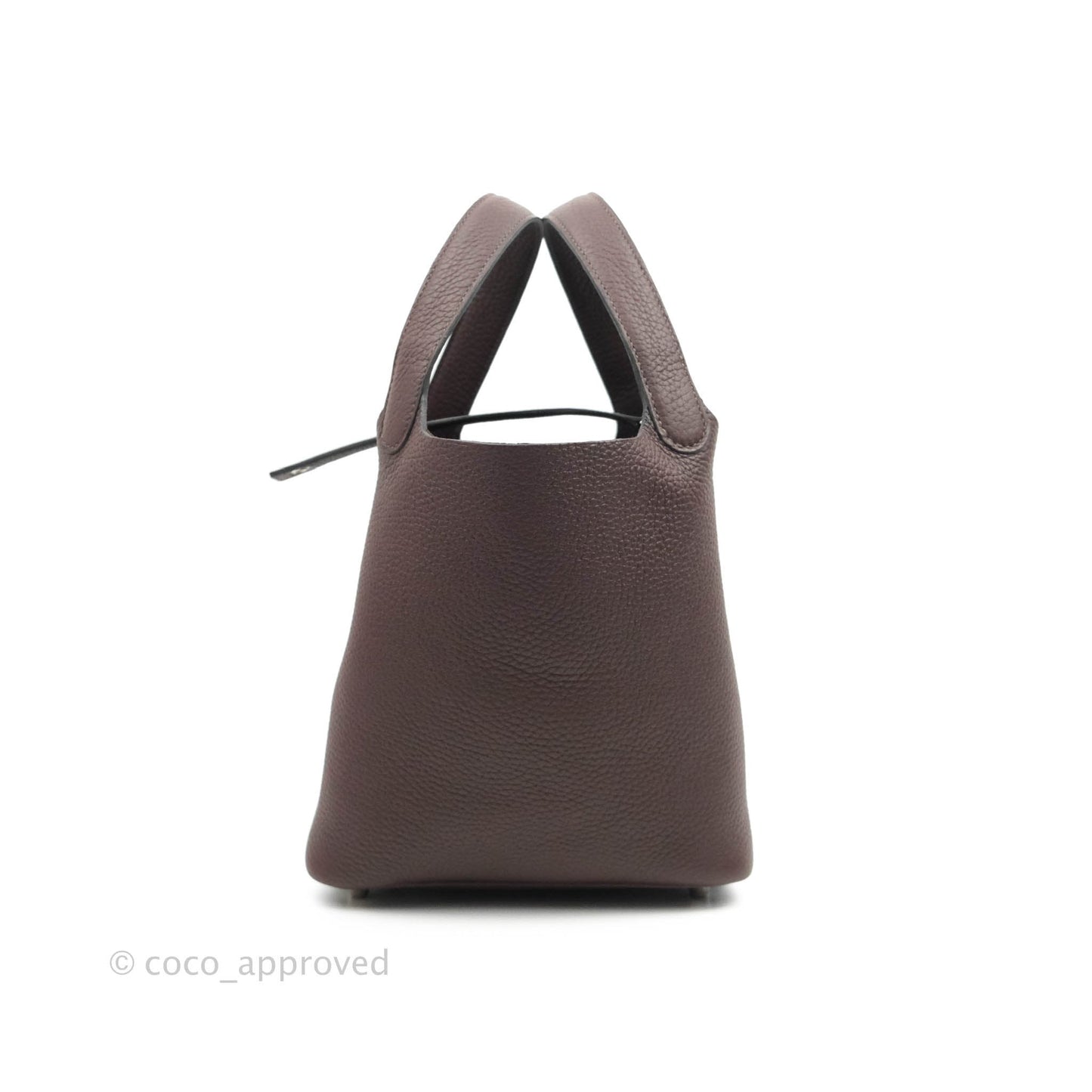 Hermès Borsa Picotin Lock 18 Rouge Sellier Silver Hardware