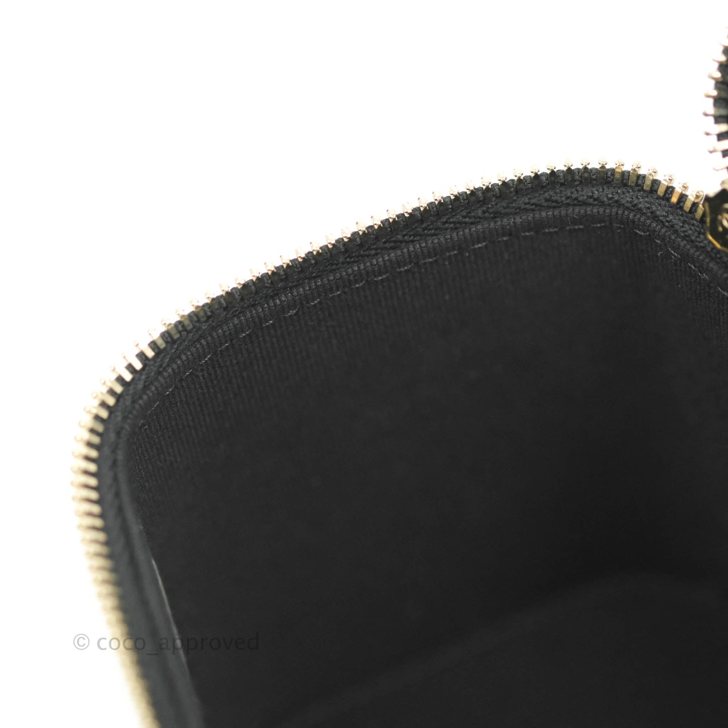 Chanel Classic Vanity Rectangular Top Handle With Chain Black Lambskin Gold Hardware