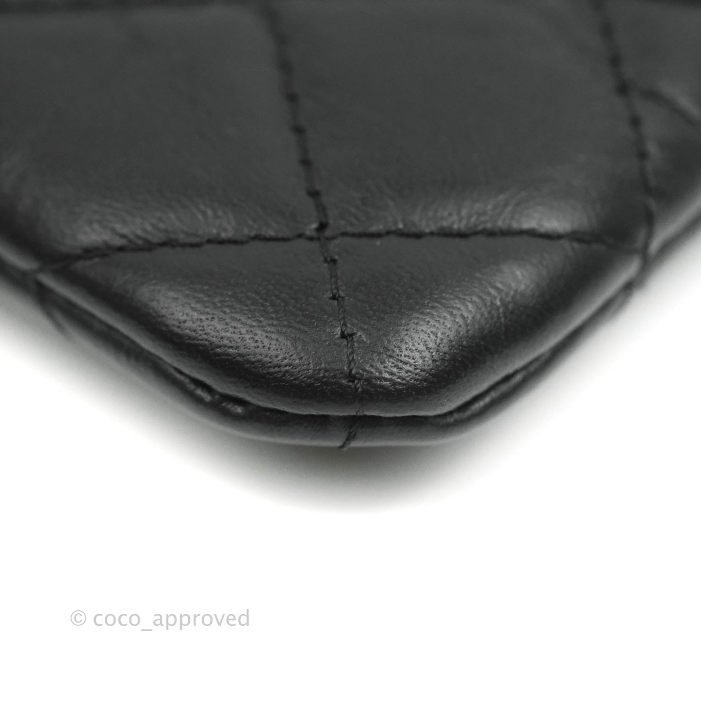 Chanel Quilted Mini Reissue O Case So Black Aged Calfskin