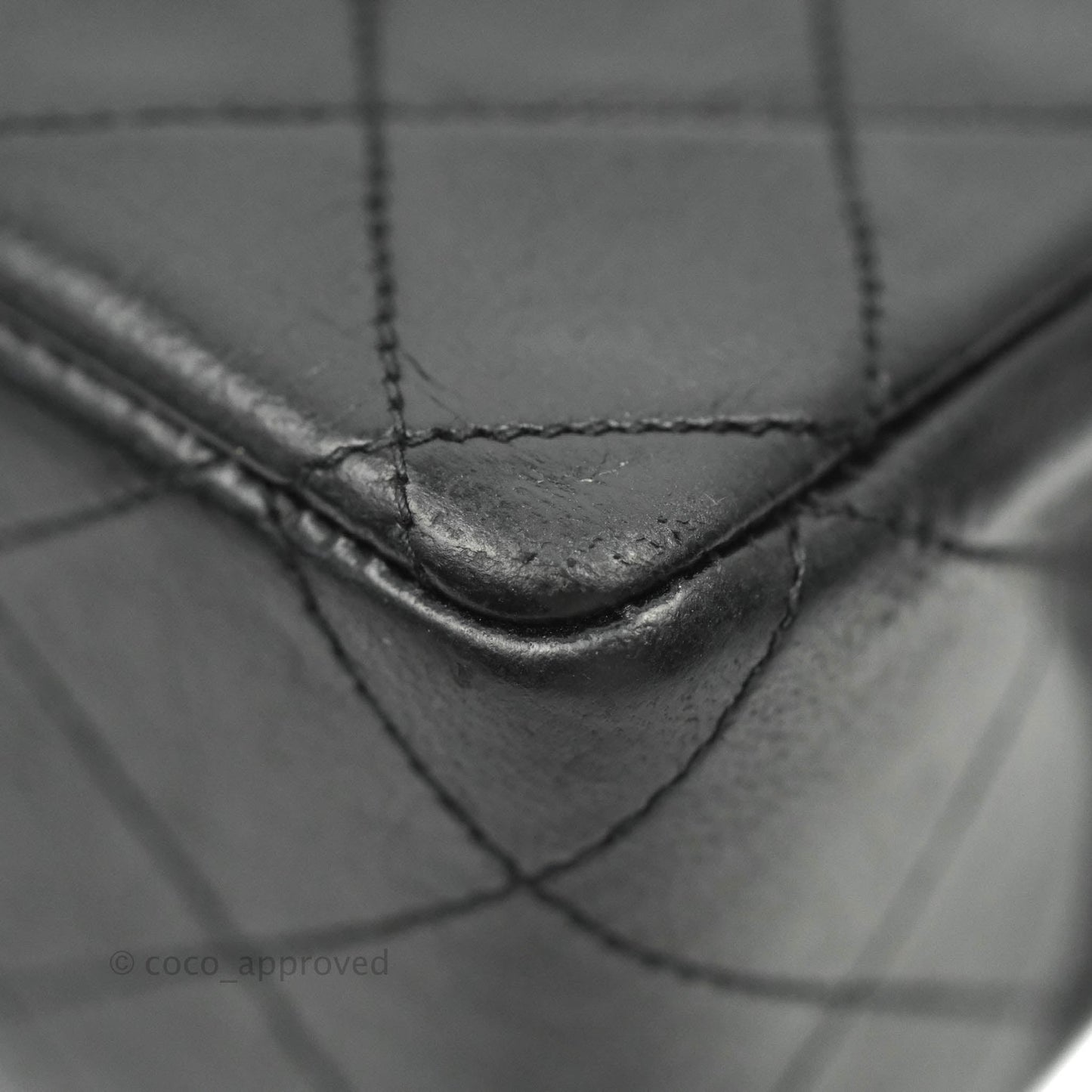 Chanel Classic Vintage Small S/M Flap Black Lambskin 24K Gold Hardware
