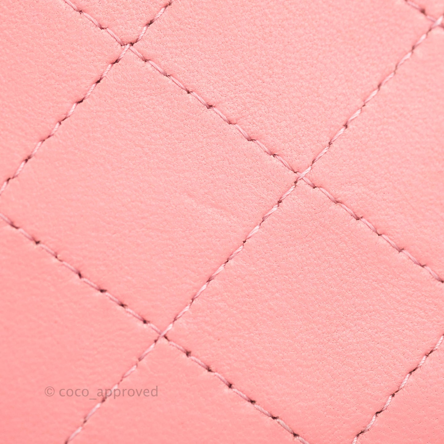 Chanel Quilted Mini Square Pink Lambskin Aged Gold Hardware 19S