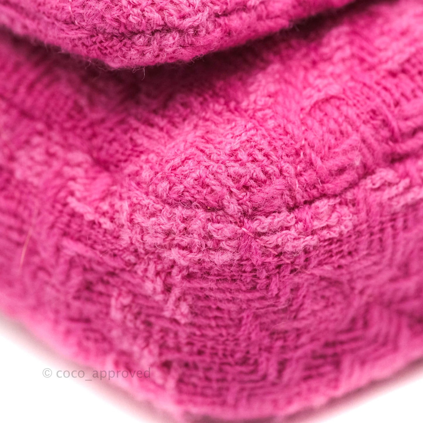 Chanel 19 Quilted Pink Tweed Waist Bag Mixed Hardware