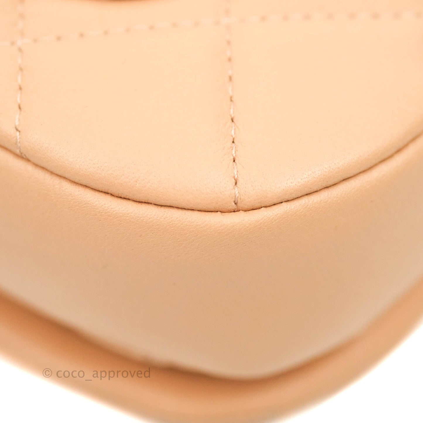 Chanel Clutch with Chain Beige Calfskin Aged Gold Hardware 21B
