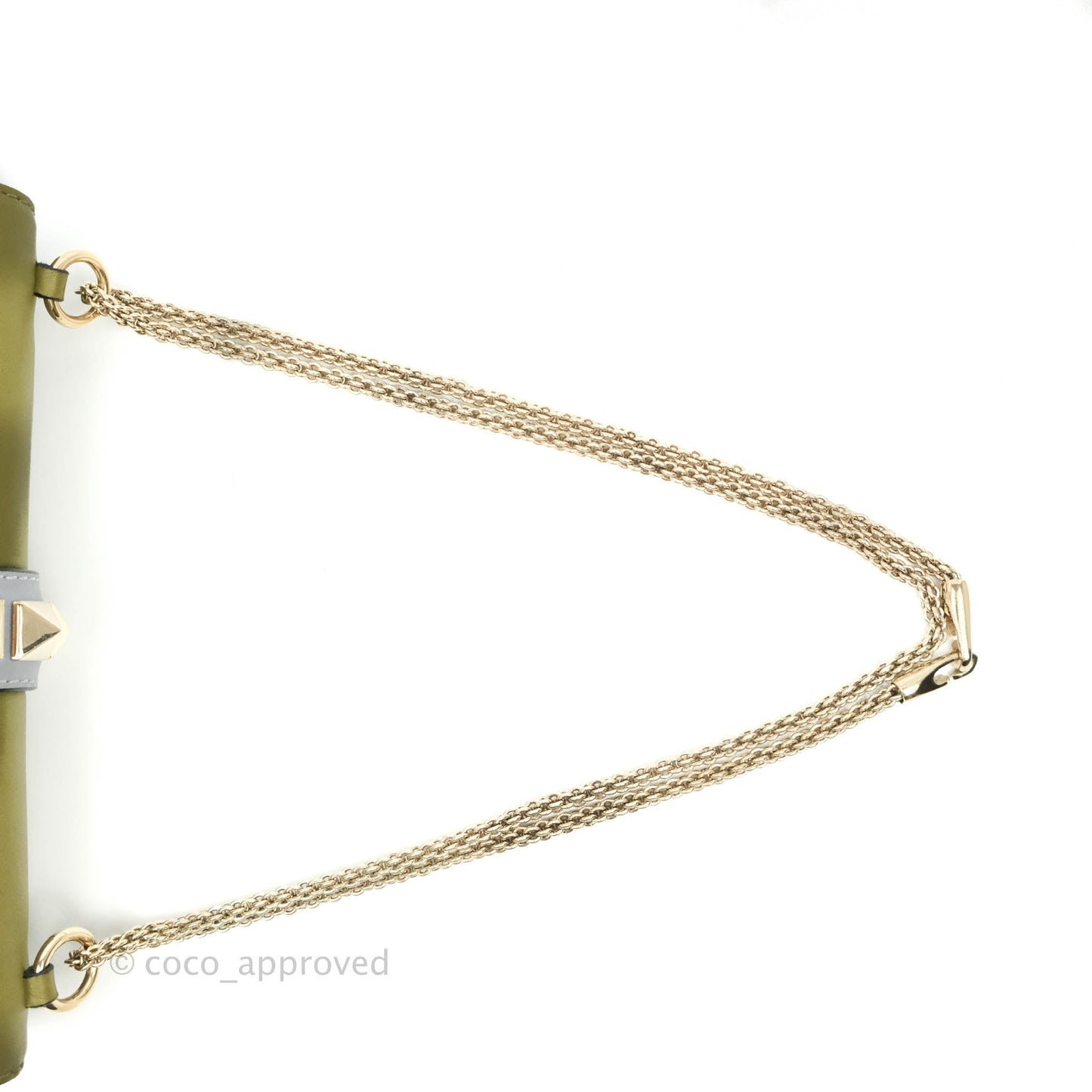 Valentino Rockstud Medium Glam Lock Flap Bag