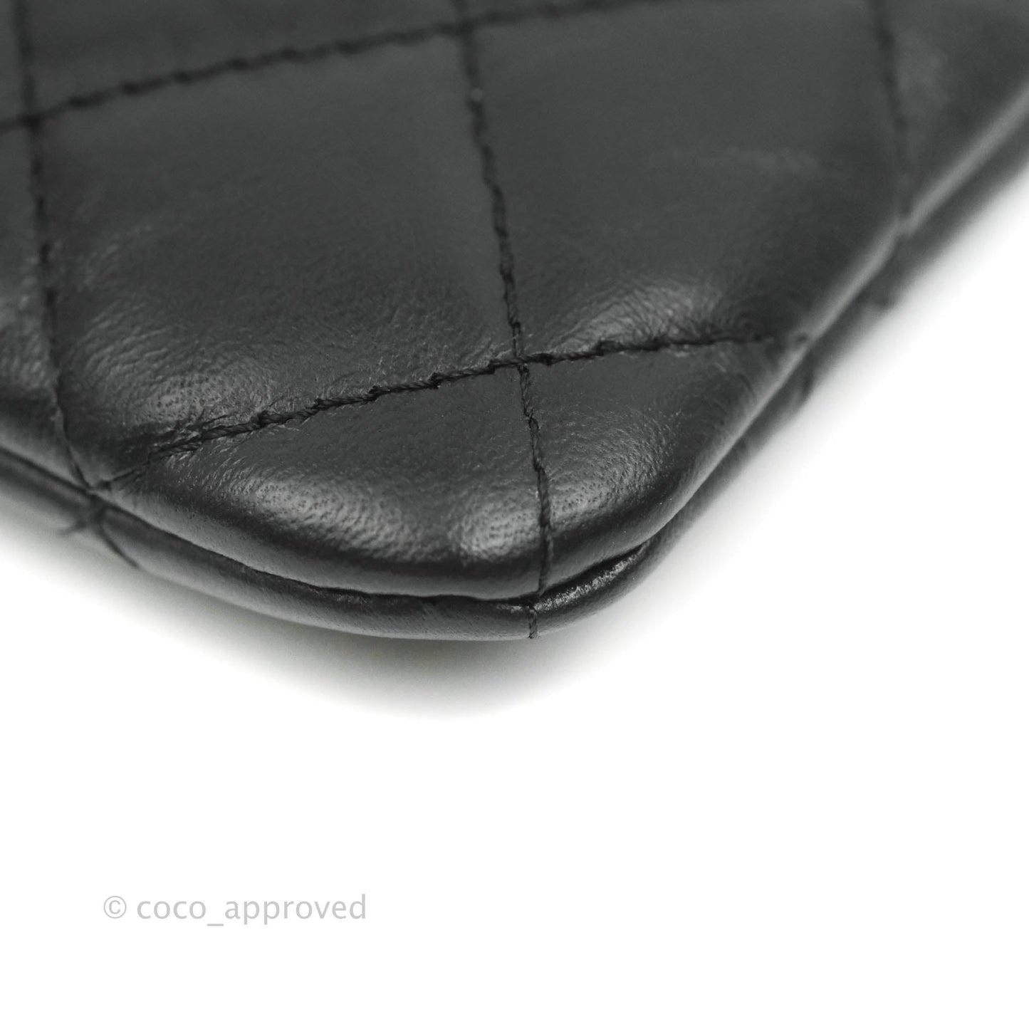 Chanel Quilted Mini Reissue O Case So Black Aged Calfskin