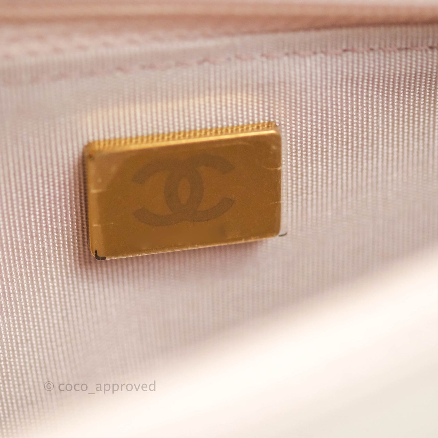 Chanel Quilted WOC Lilac Caviar CC Coco Chain Gold Hardware
