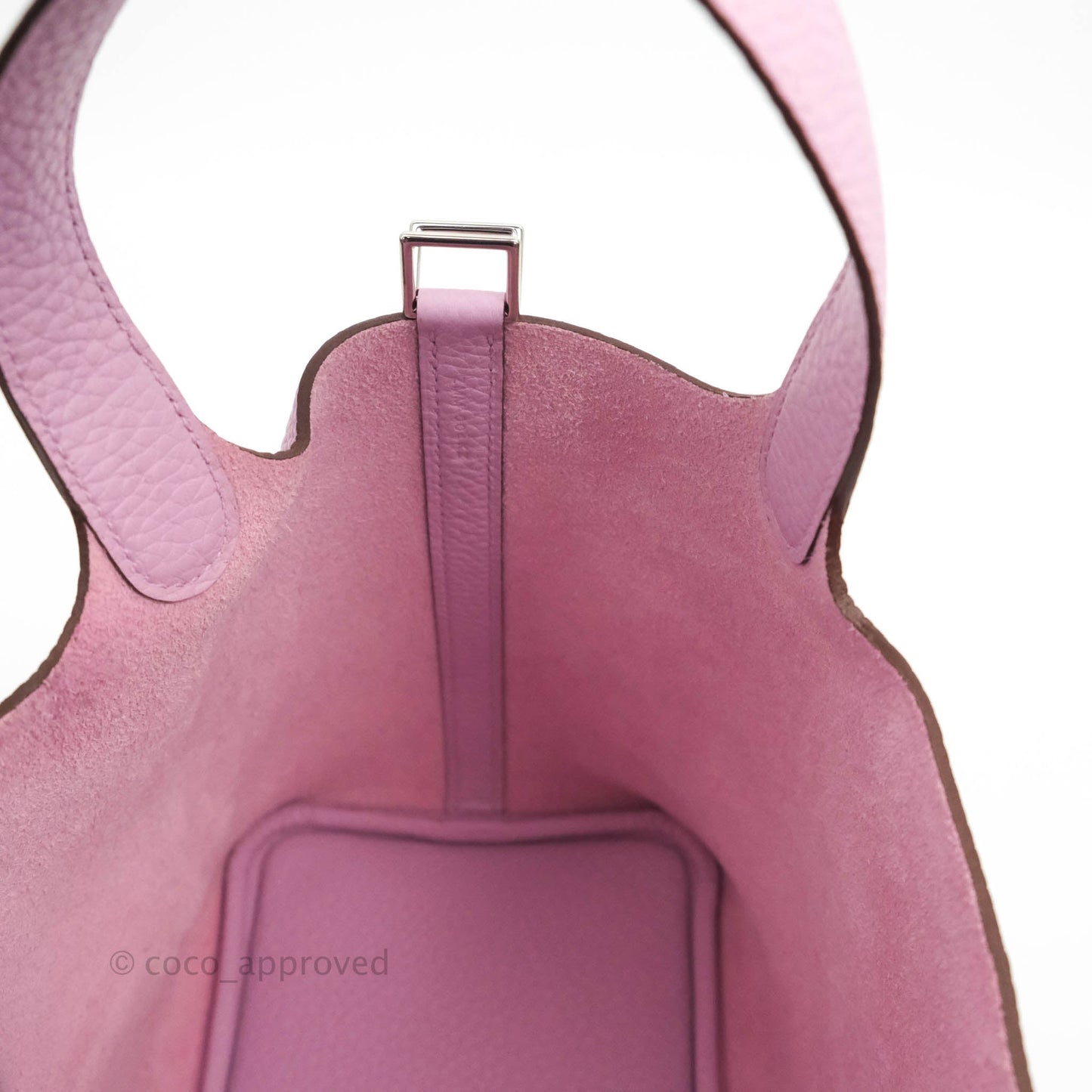 Hermès Picotin Lock 18 Mauve Sylvestre Taurillon Clemence Palladium Hardware
