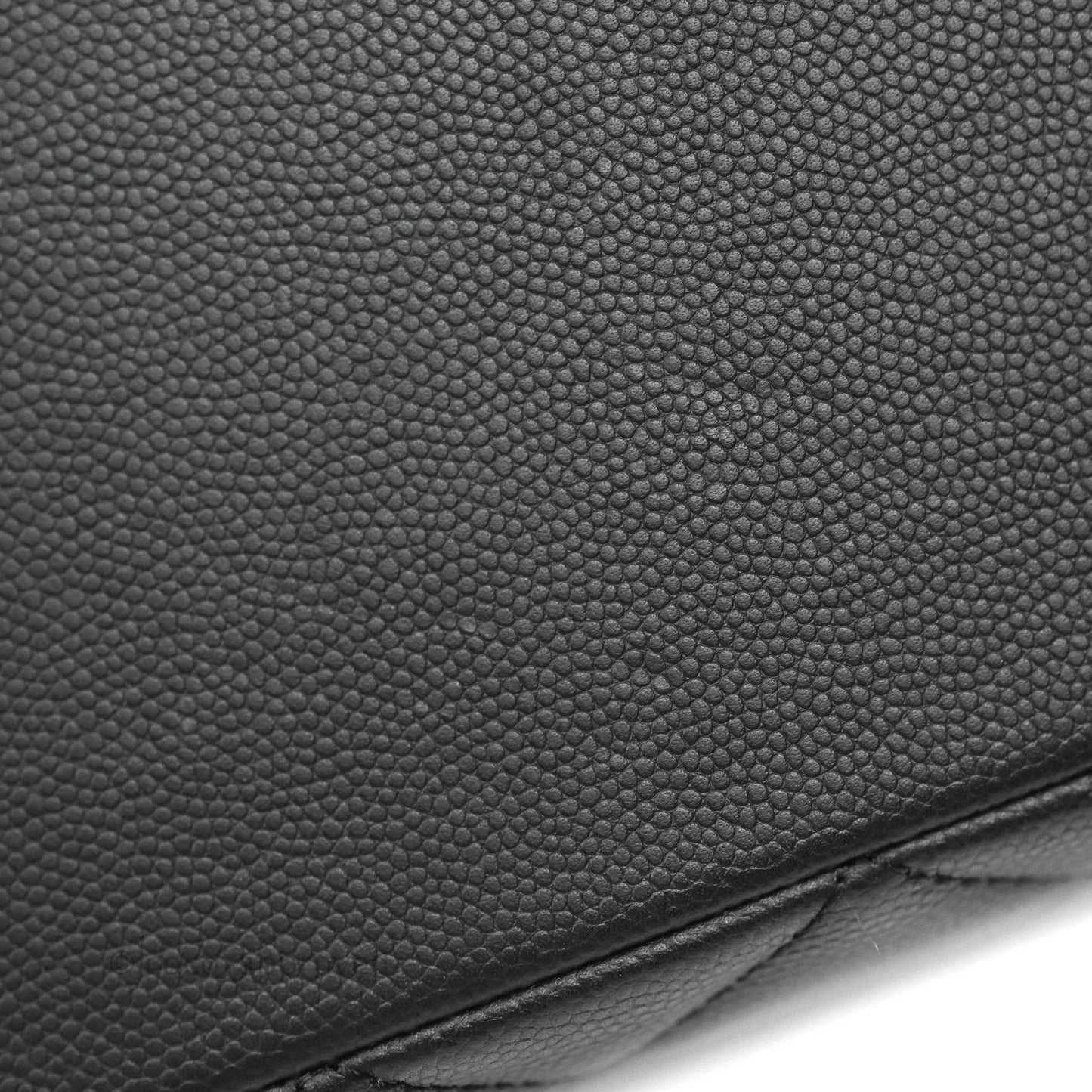 Chanel Quilted Large Business Affinity Flap Black Caviar Gold Hardware