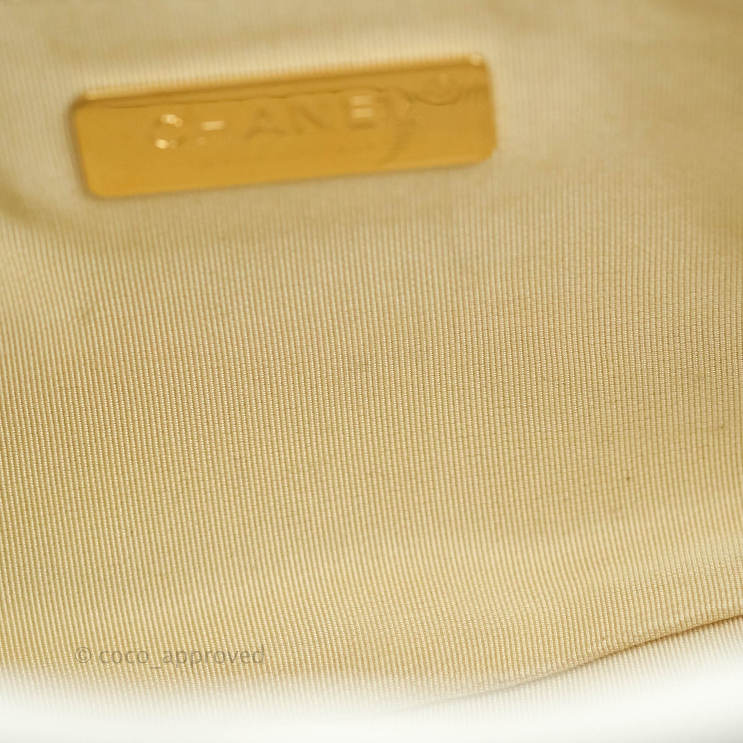 Chanel 19 Small White Goatskin Mixed Hardware 20A