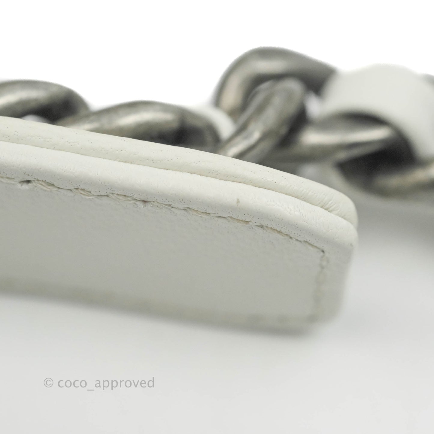 Chanel 19 Small White Goatskin Mixed Hardware 20A