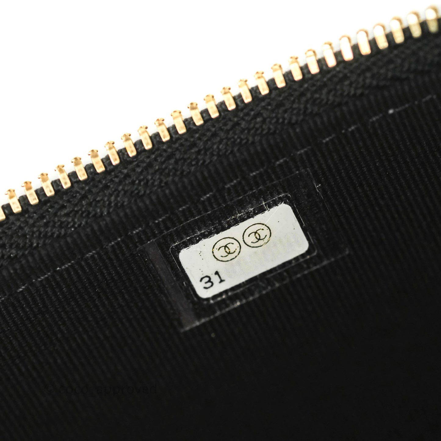 Chanel Classic Vanity Rectangular Top Handle With Chain Black Lambskin Gold Hardware