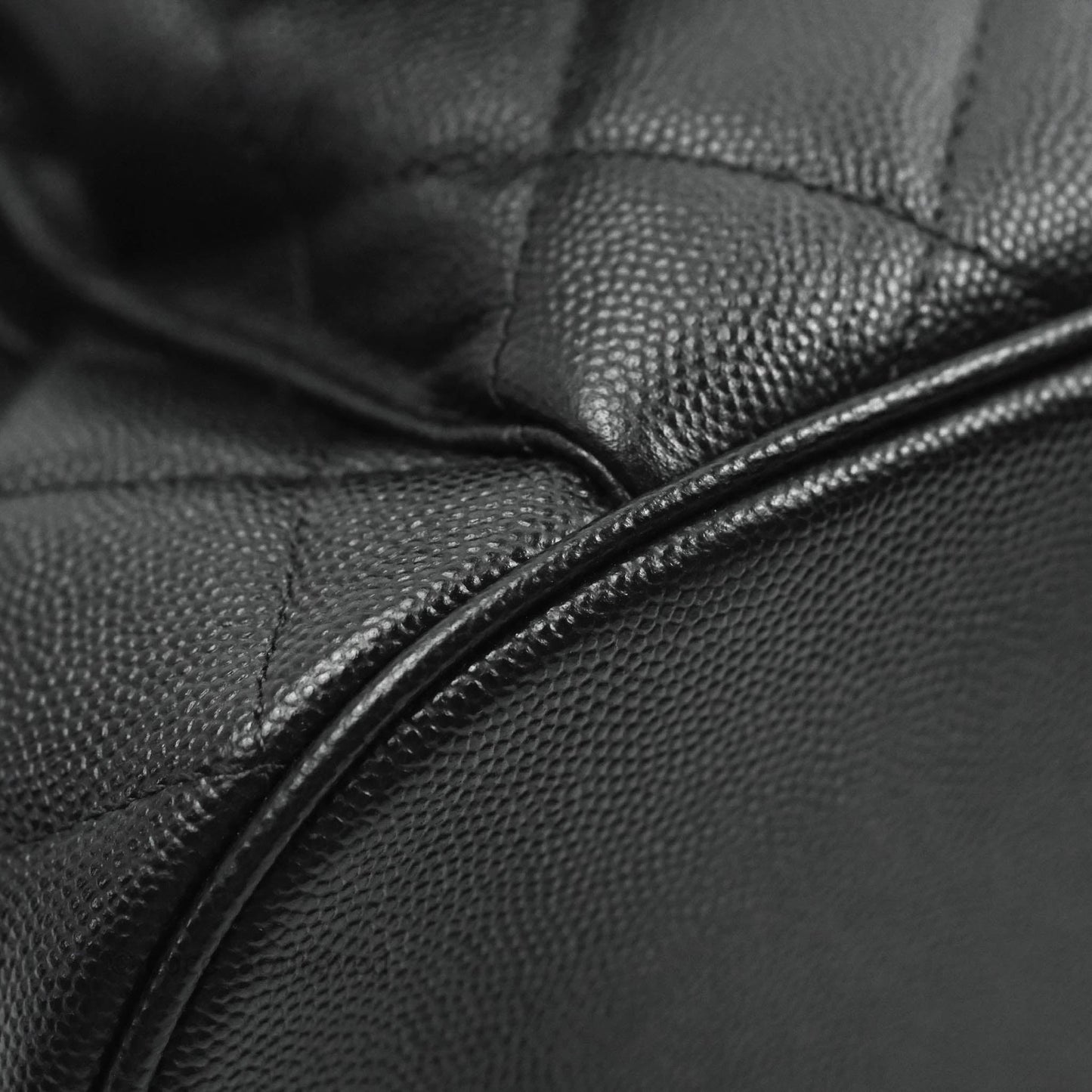 Chanel Quilted Black Caviar Duma Backpack Bag Gold Hardware 20C